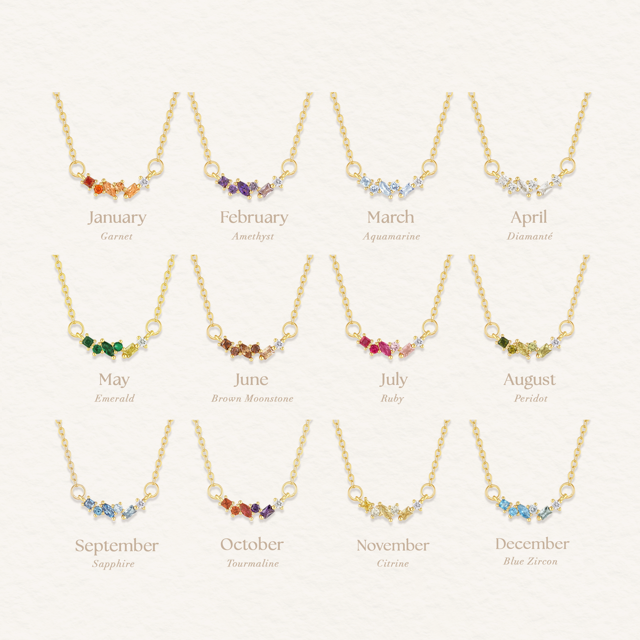 Intuition of Royalties - February Birthstone Necklace (Amethyst)