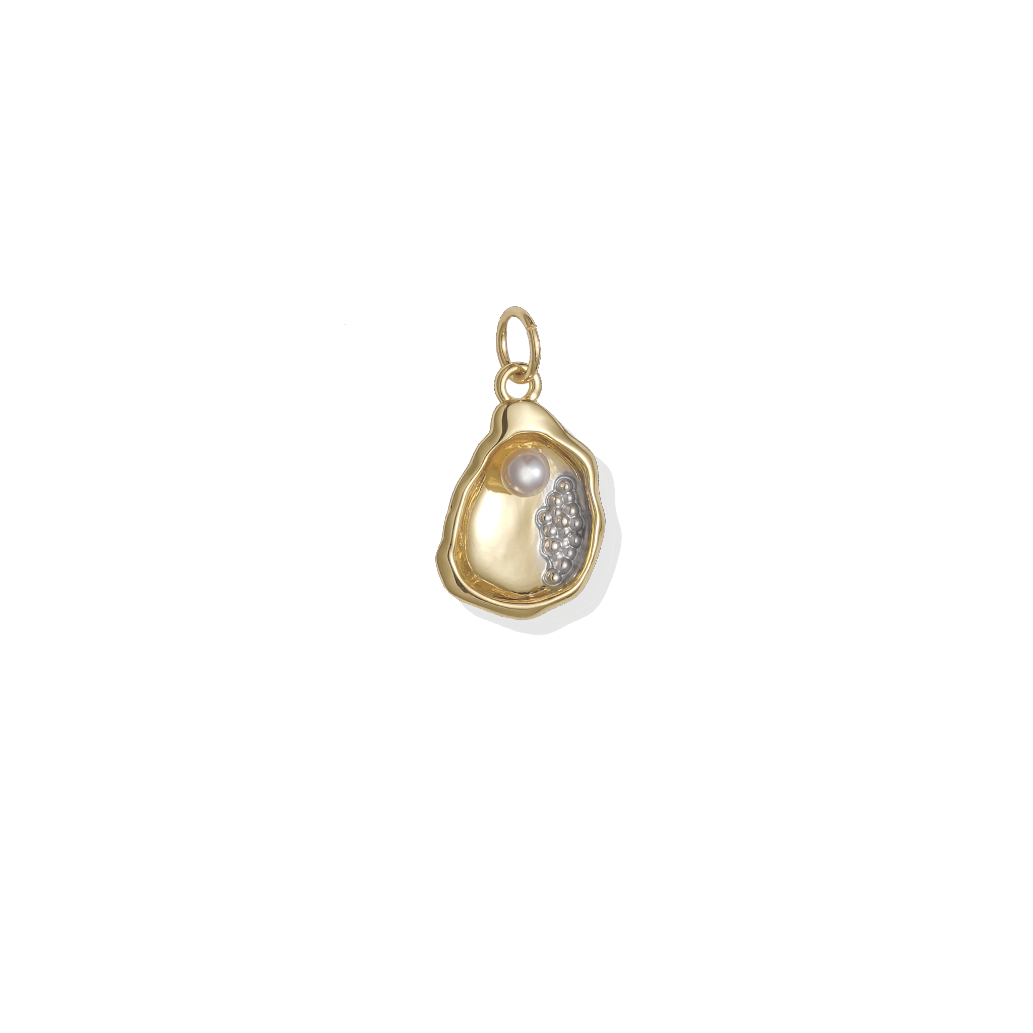 Lustre Oyster Charm