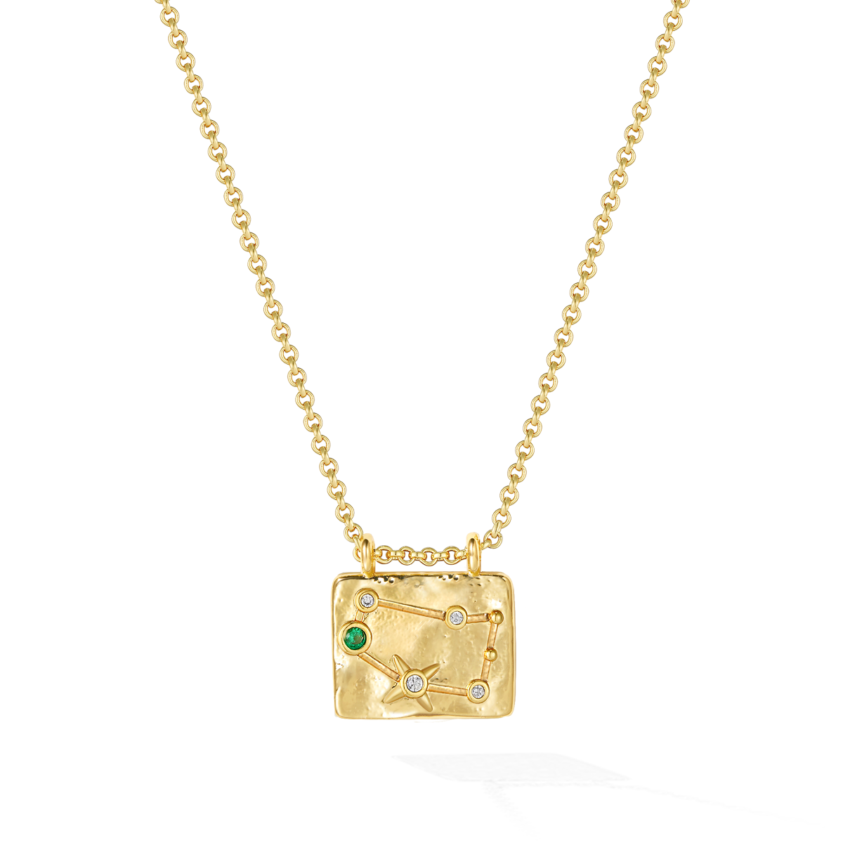 Inquisitive Gemini Stellar Cartography Necklace