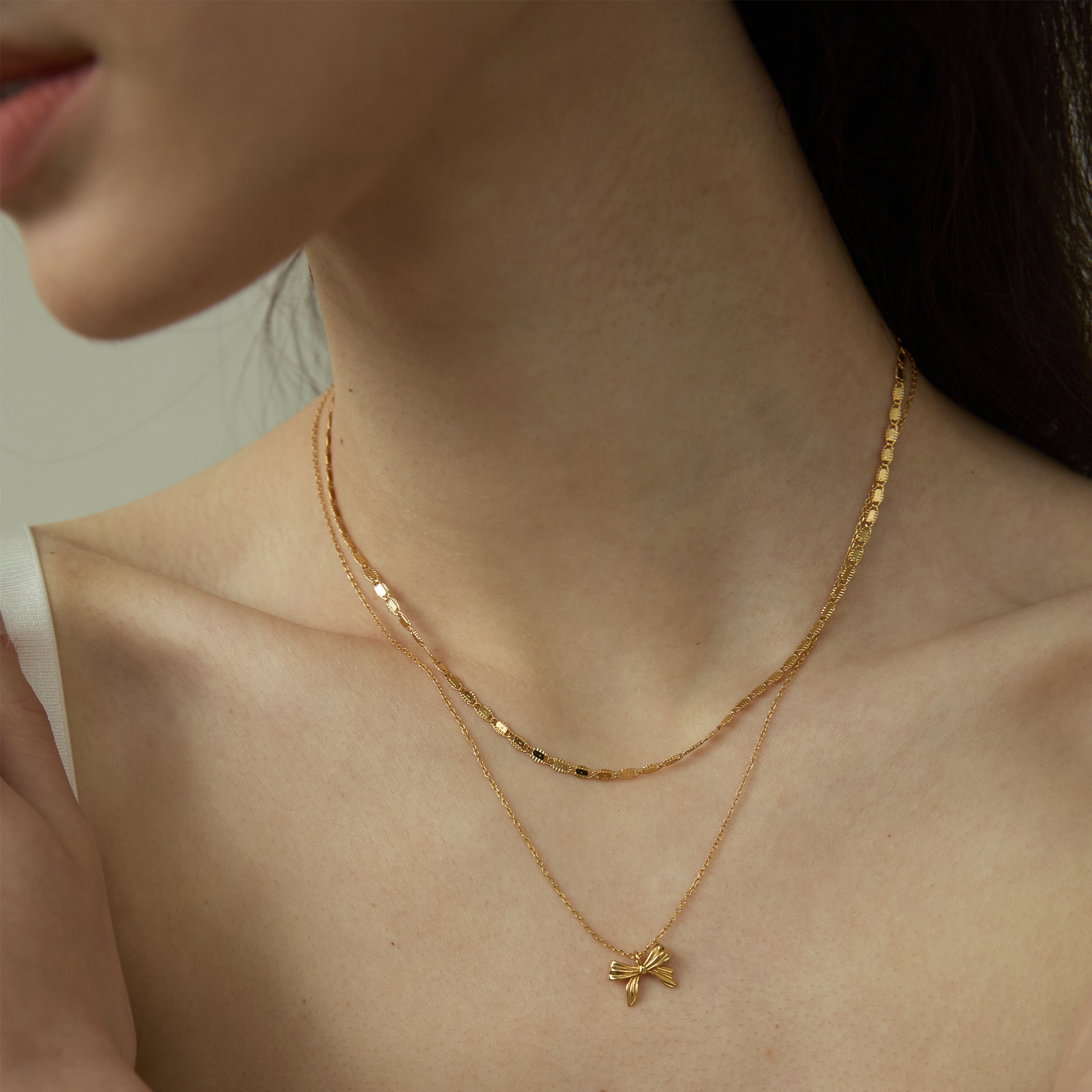 Petit Ruban Necklace - Silver