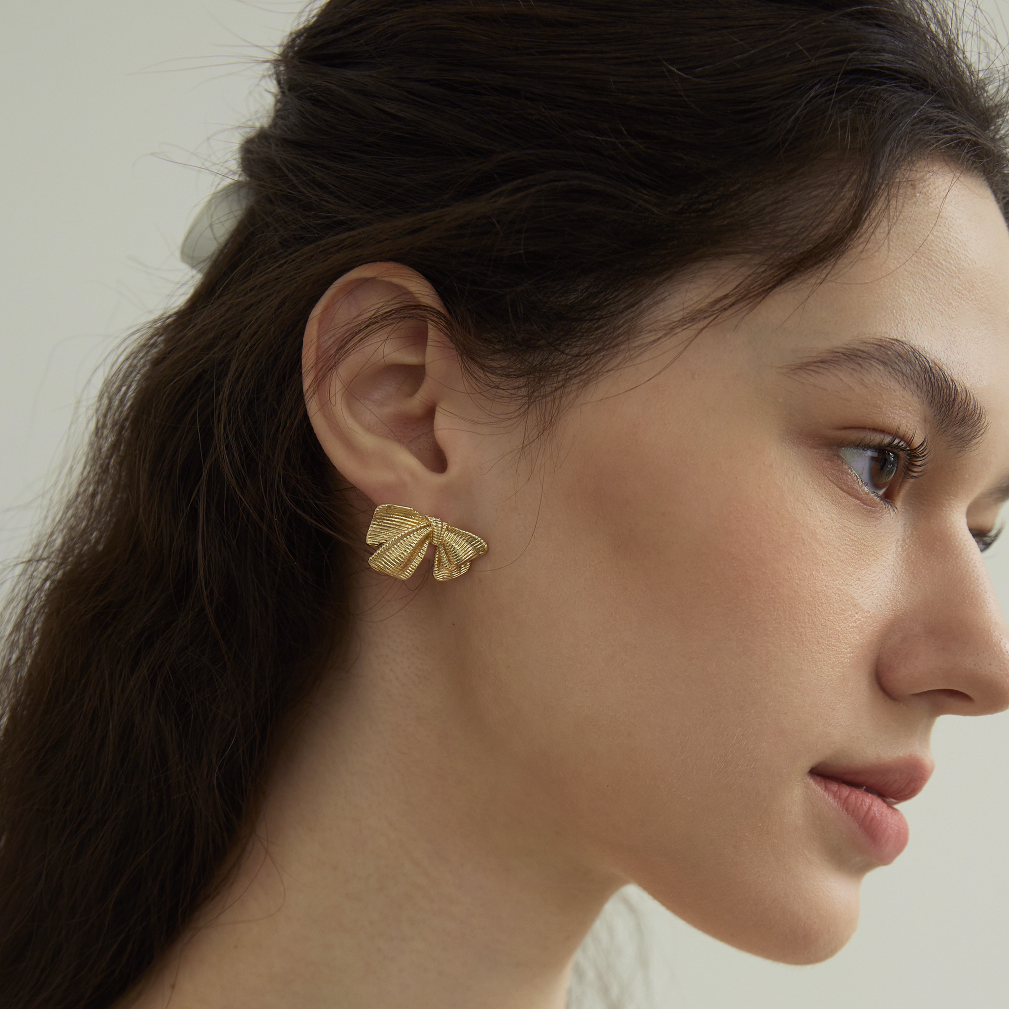 Soirée Élégance Earrings - Yellow Gold