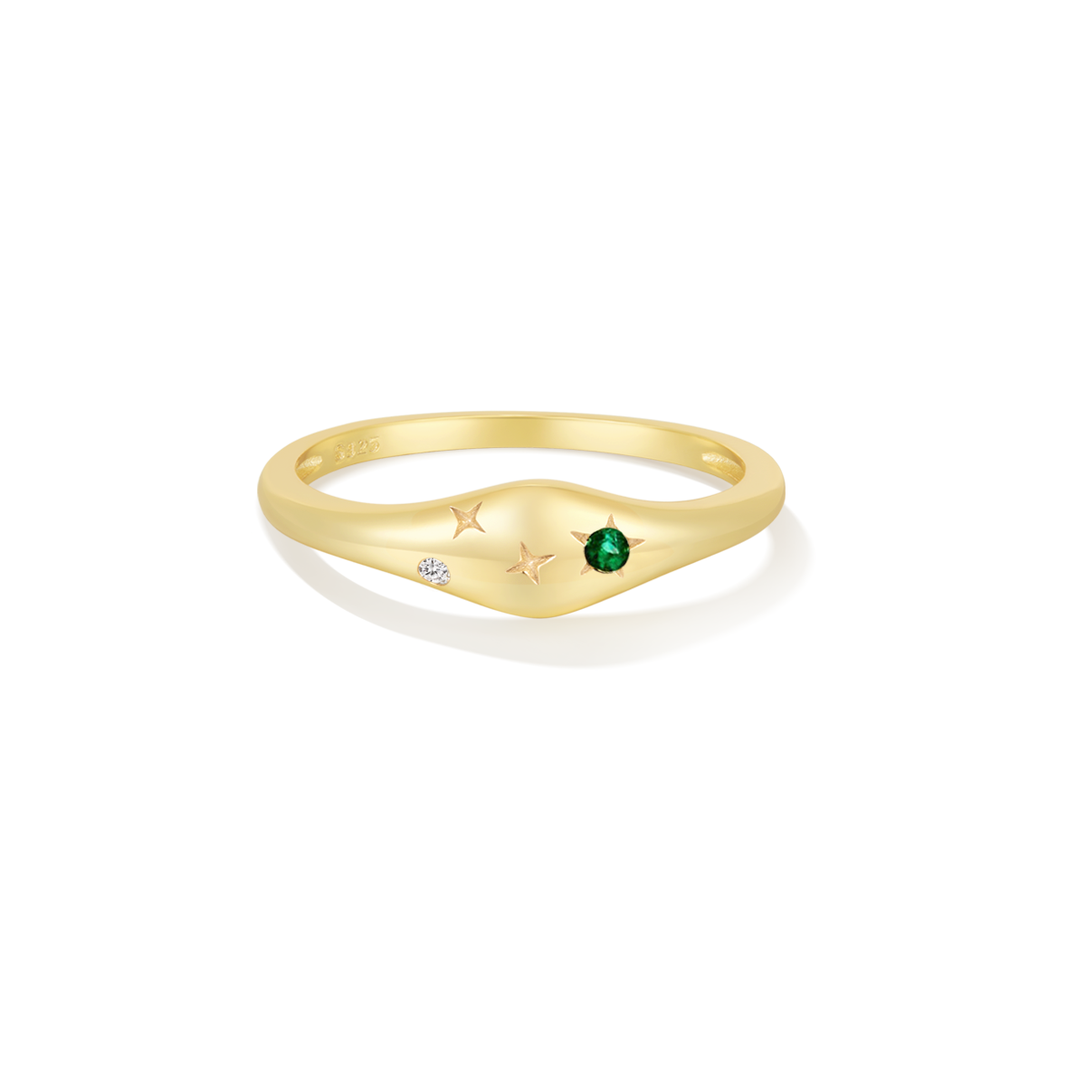 Sensual Taurus Stellar Signet Ring