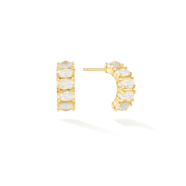 Perfect Illumination - April Birthstone Earrings (Diamanté)