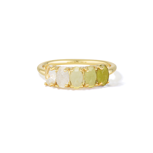 Wellbeing of the Spirit August Birthstone Ring Peridot