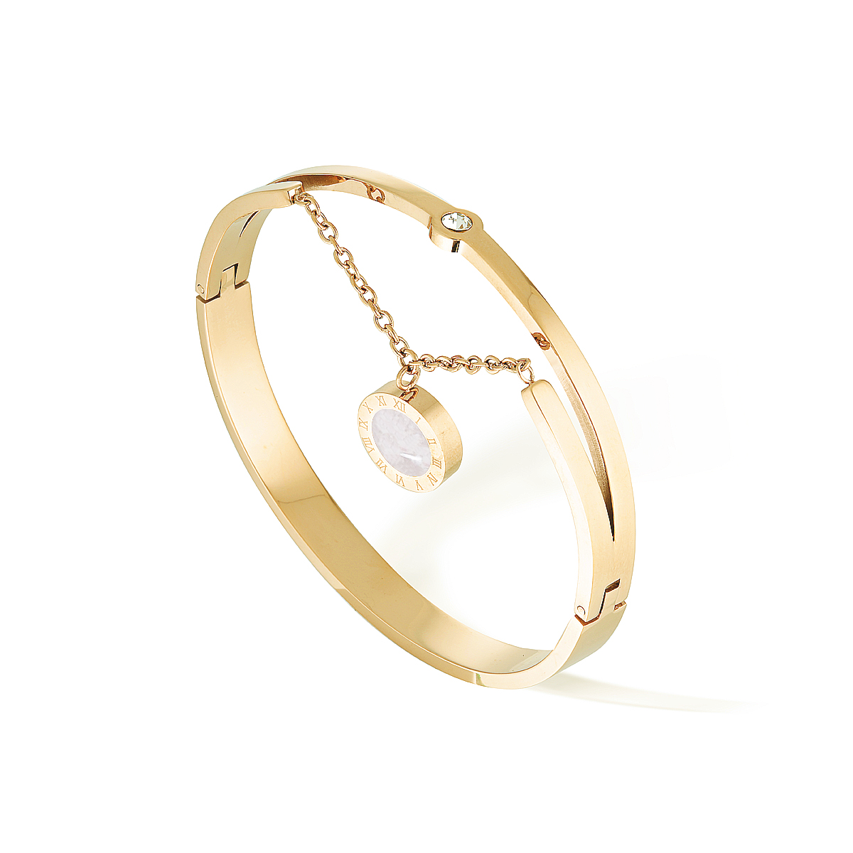 Artemis & Luna Bangle - Yellow Gold