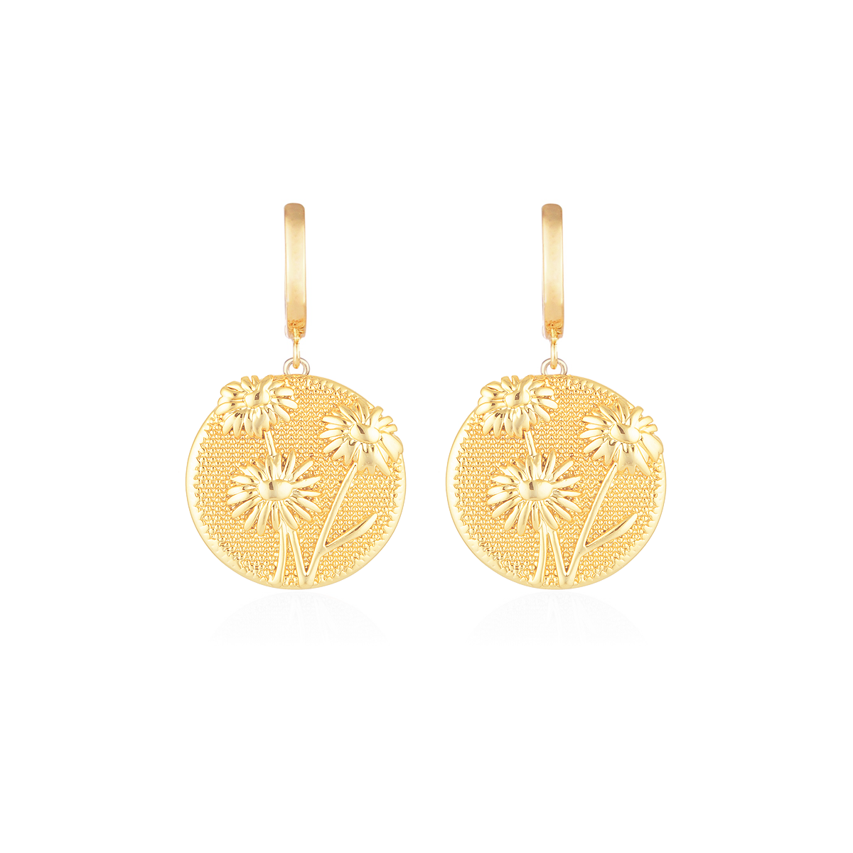 April Birthflower Earrings - Dazzling Daisy