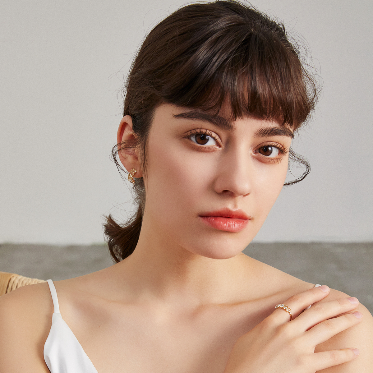 Perfect Illumination - April Birthstone Earrings (Diamanté)