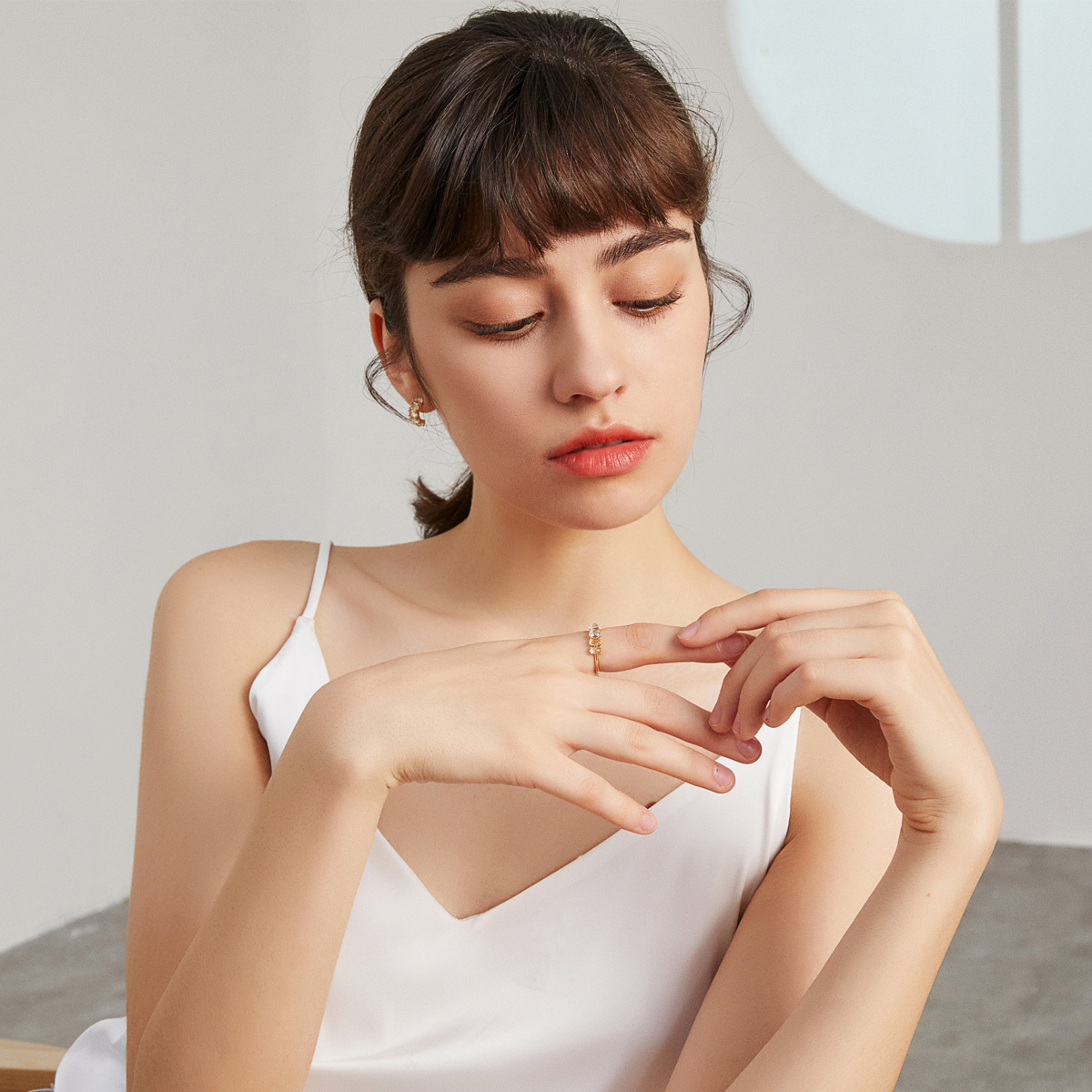 Perfect Illumination - April Birthstone Earrings (Diamanté)