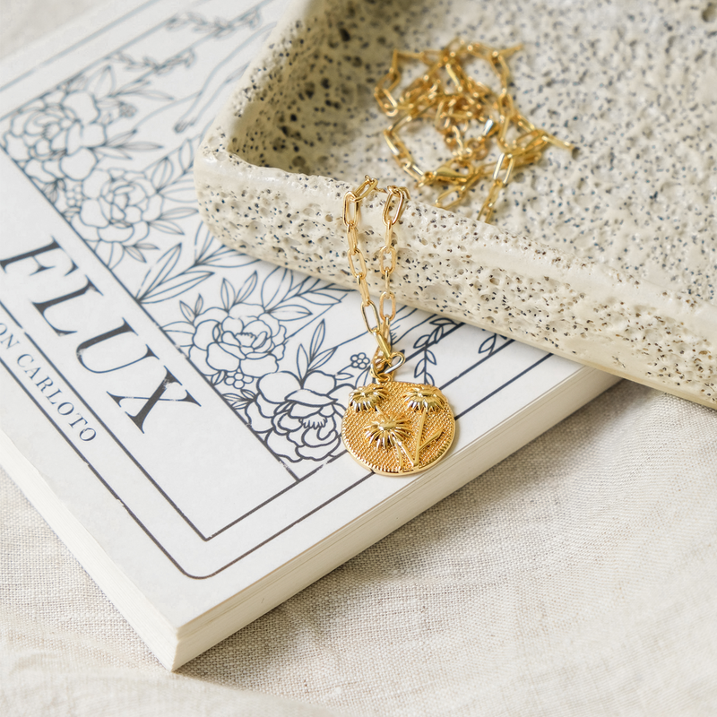 November Birthflower Necklace - Caring Chrysanthemum