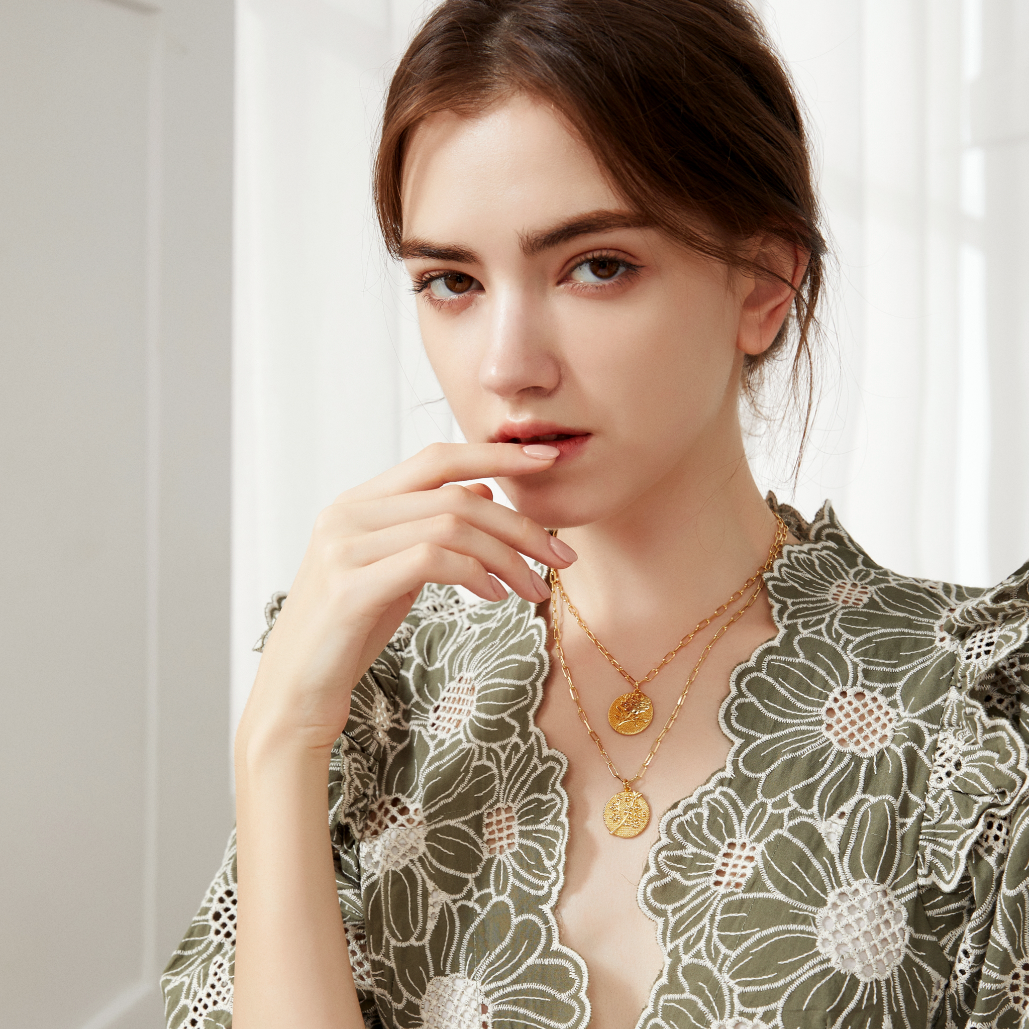 August Birthflower Necklace - Poetic Poppy