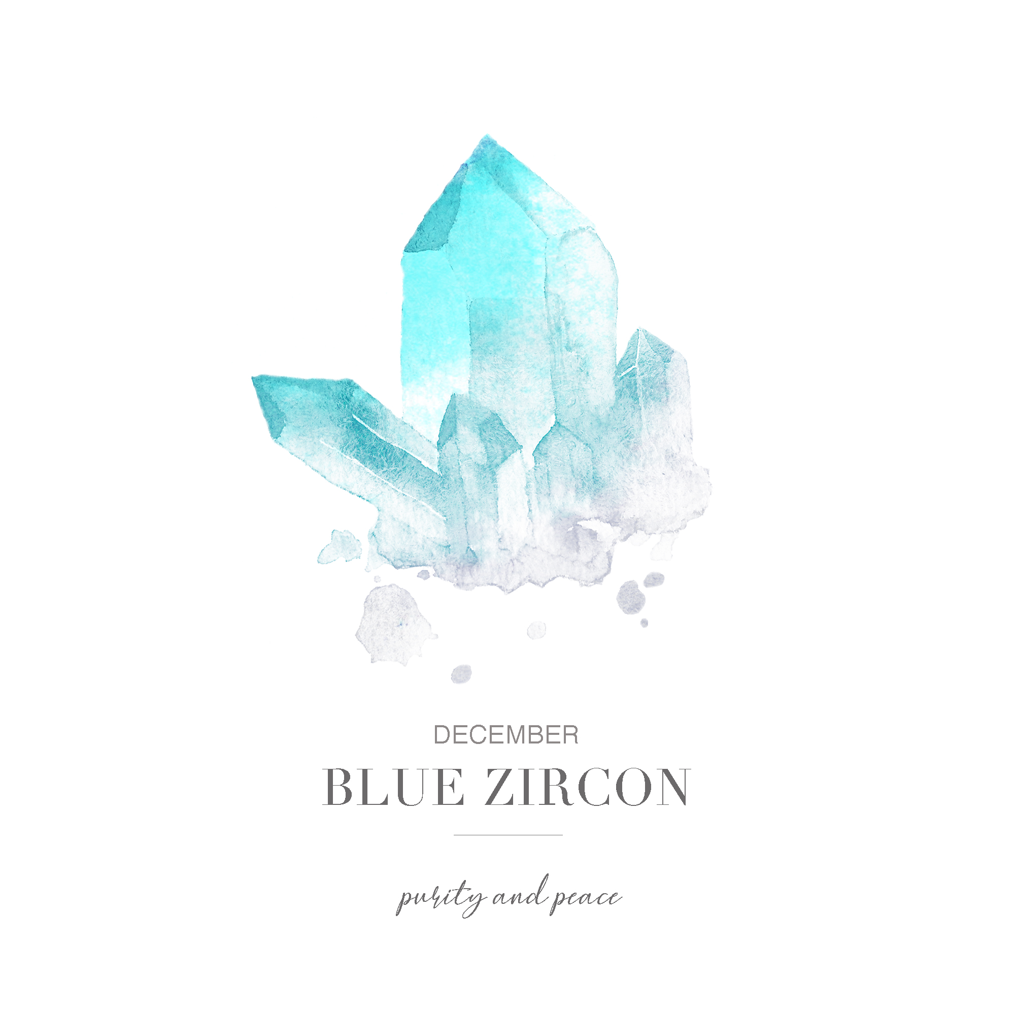 Grounding Guidance - December Birthstone Ring (Blue Zircon)