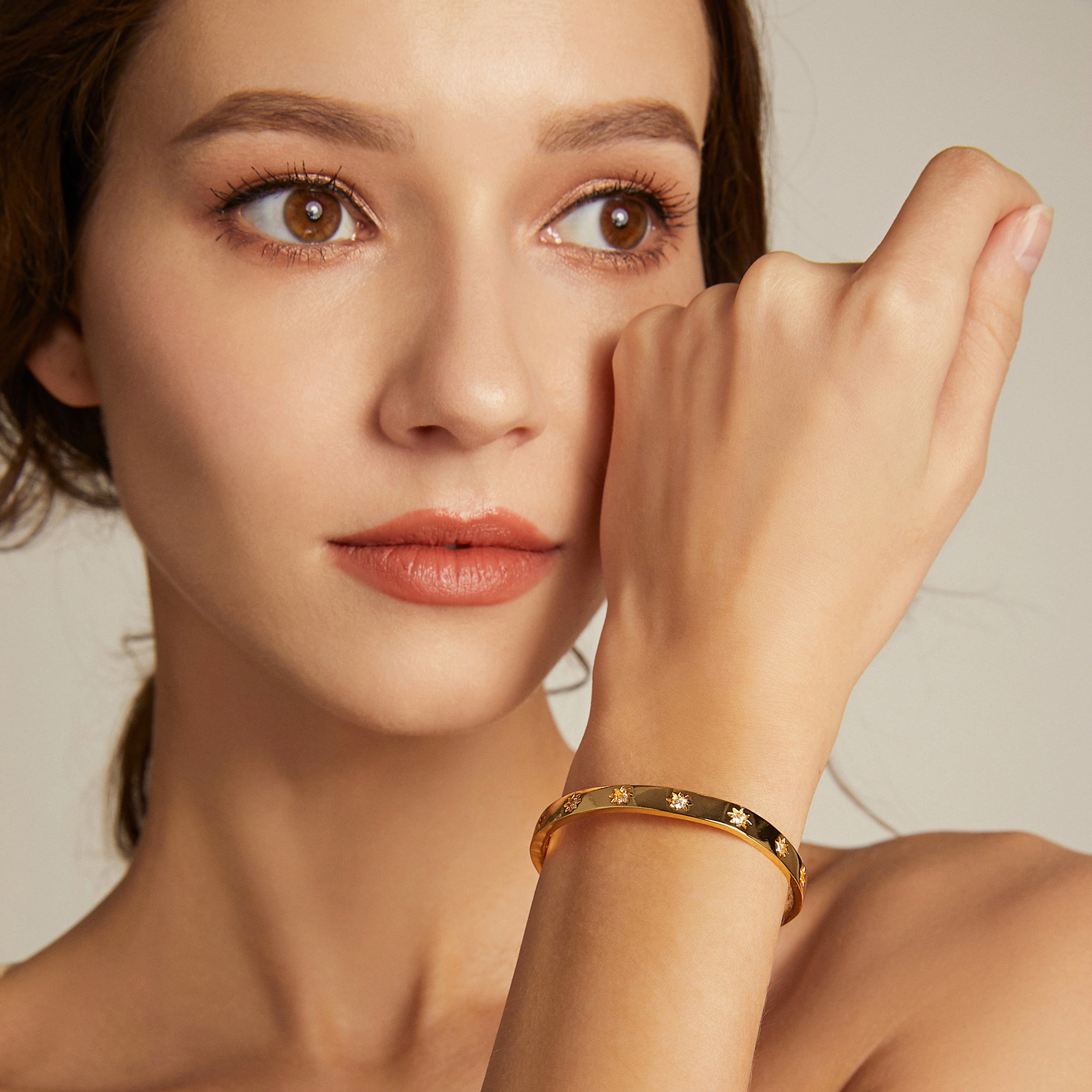 Celestial Constellation Cuff - Rose Gold