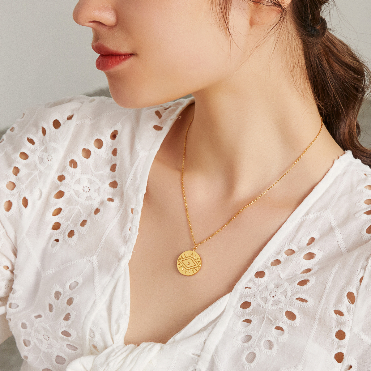 All Seeing Evil Eye Necklace