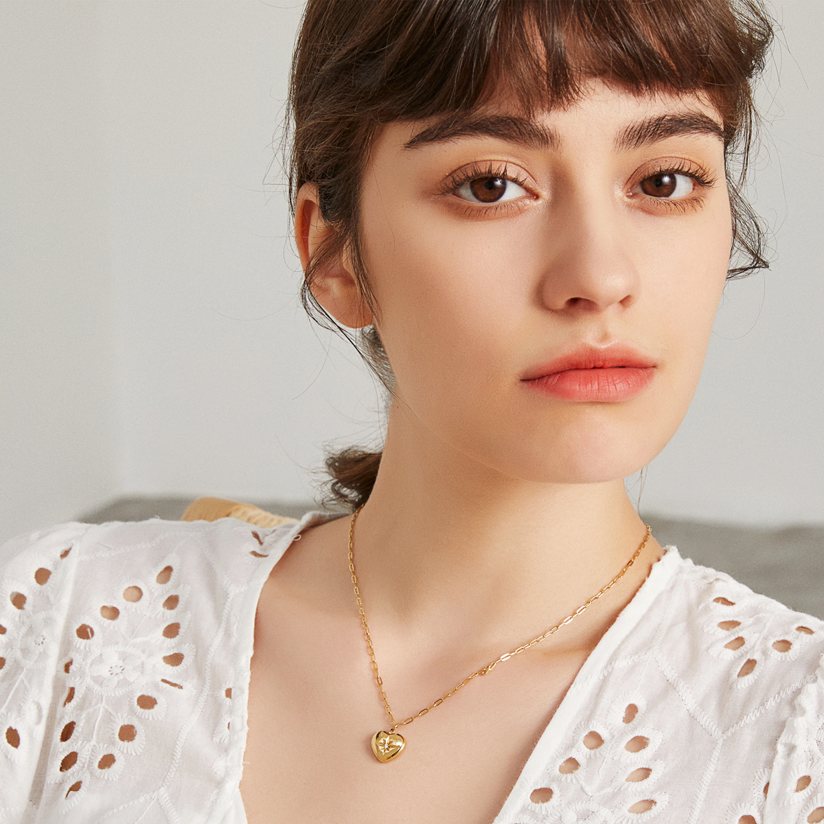 LoveHeart Necklace - Rose Gold