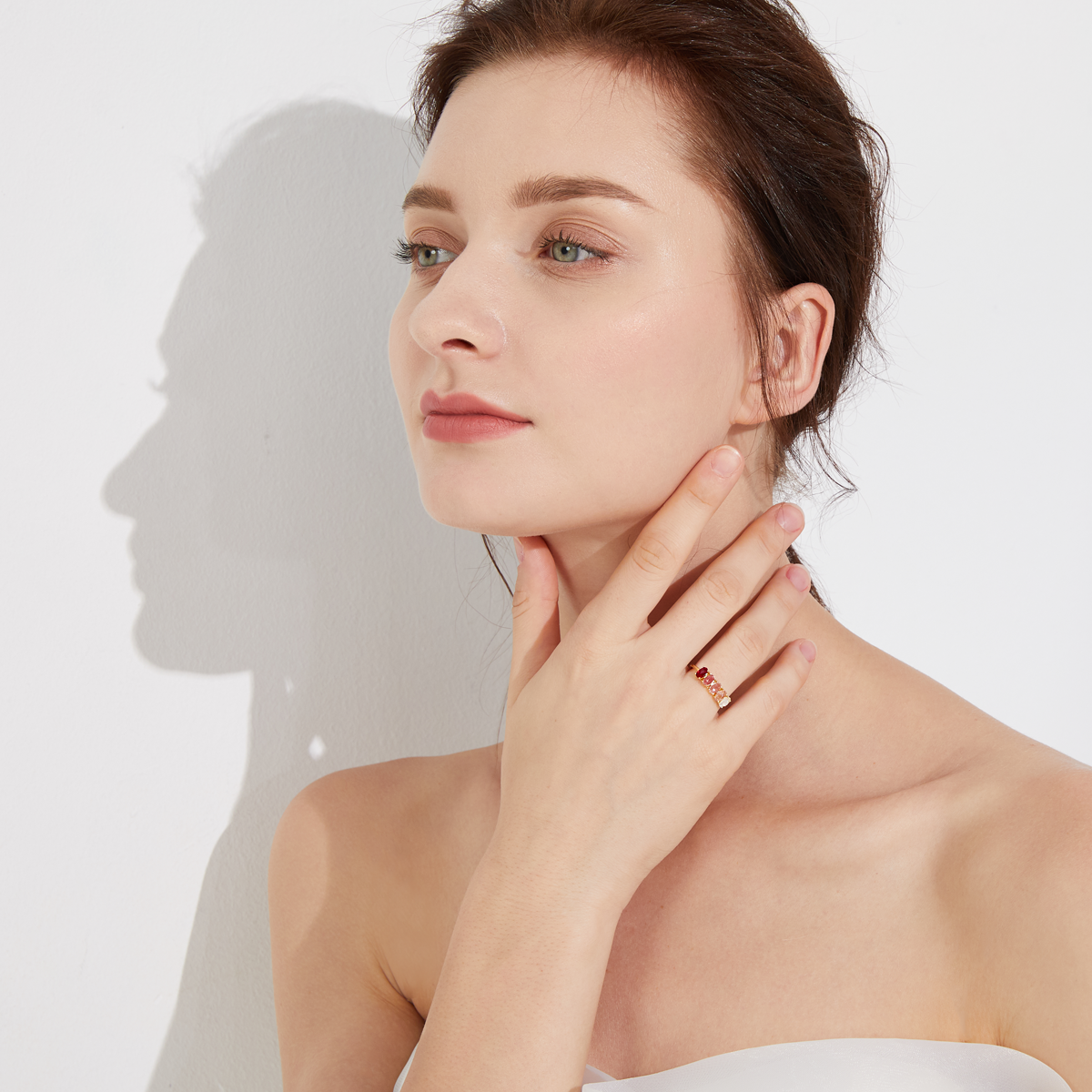 Curative Fire - January Birthstone Ring (Garnet)