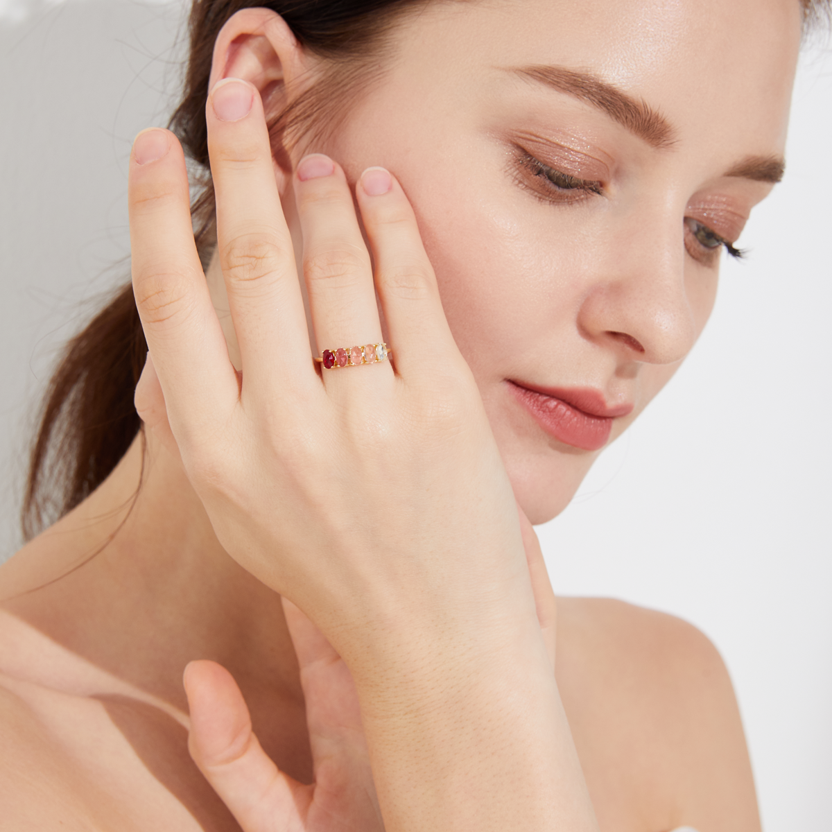 Curative Fire - January Birthstone Ring (Garnet)