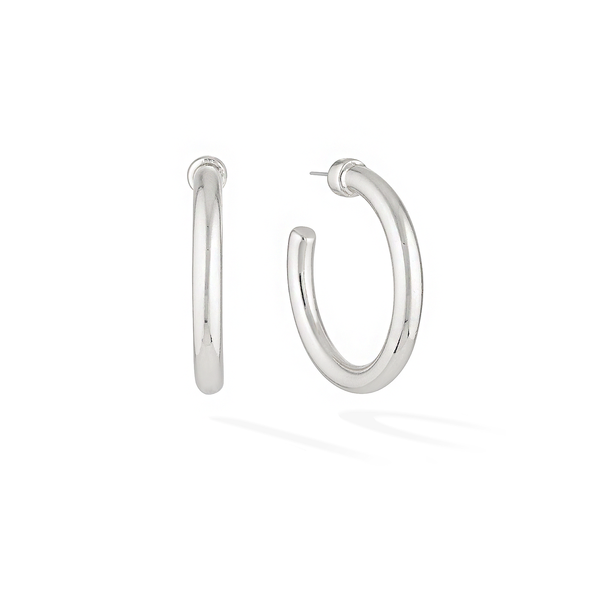 SoHo Chunky Hoops - Silver
