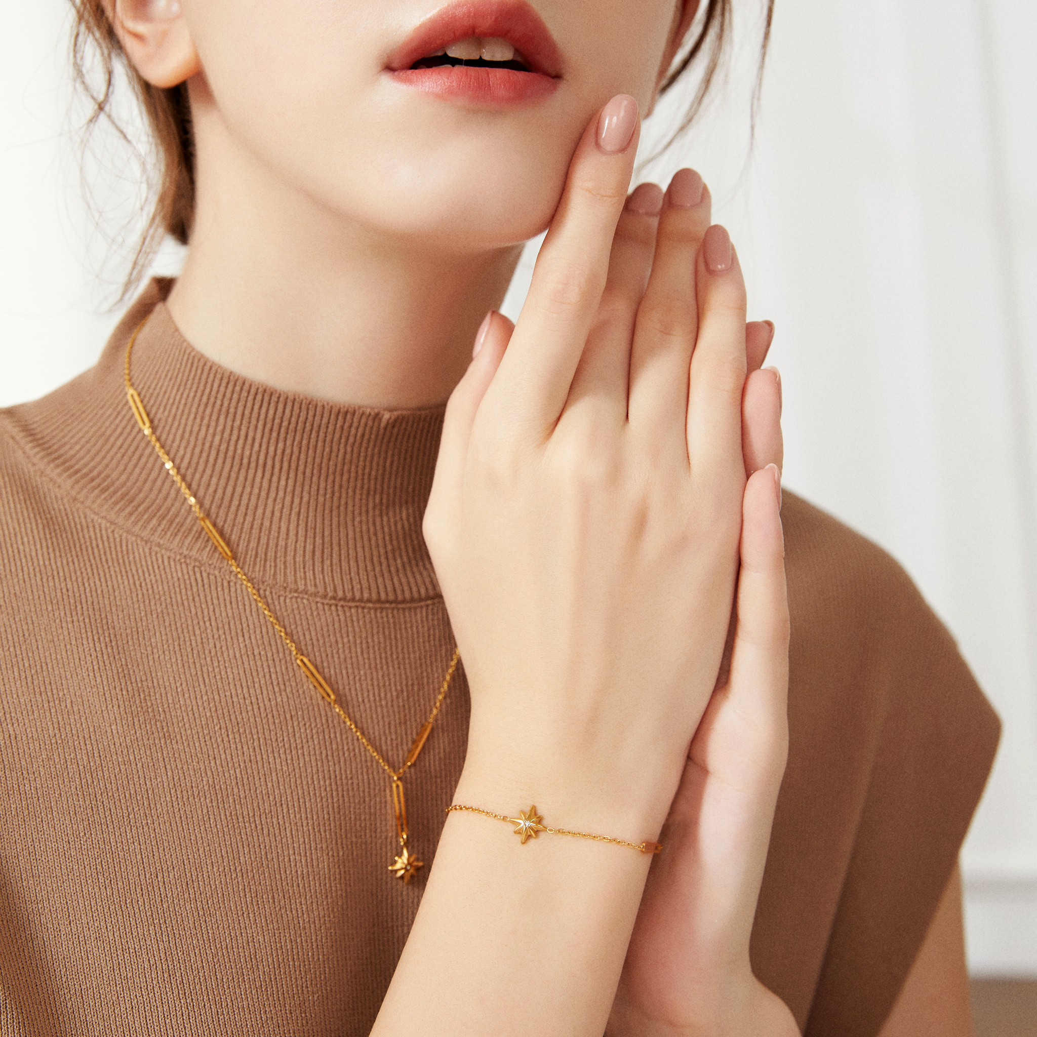 Starlight Chain Bracelet - Yellow Gold