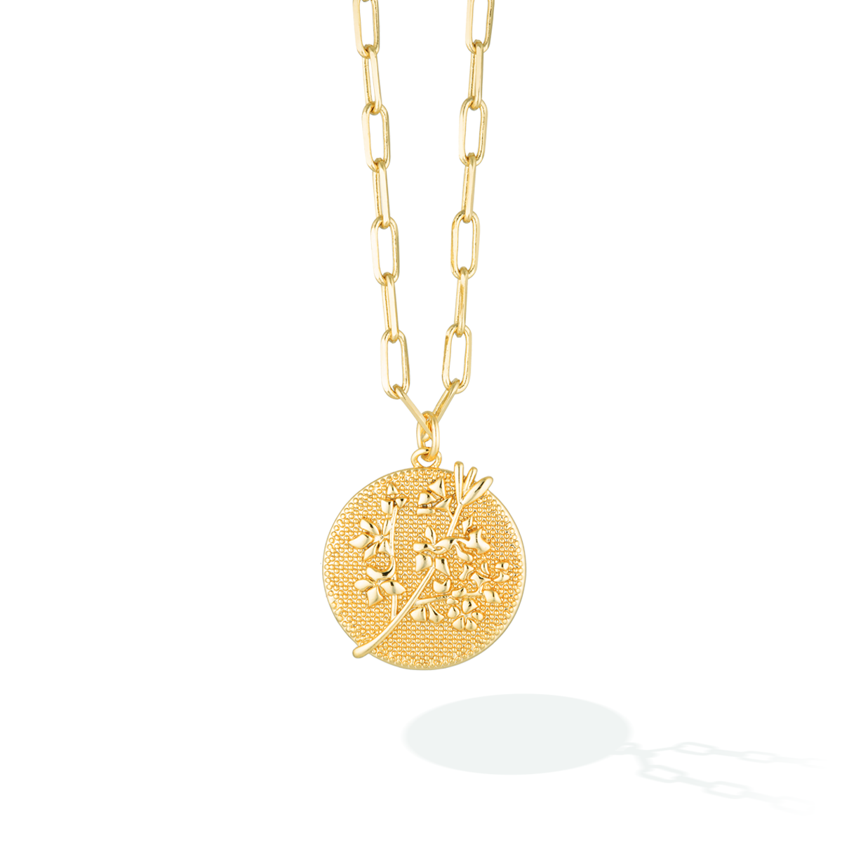 March Birthflower Necklace - Cherry Blossom