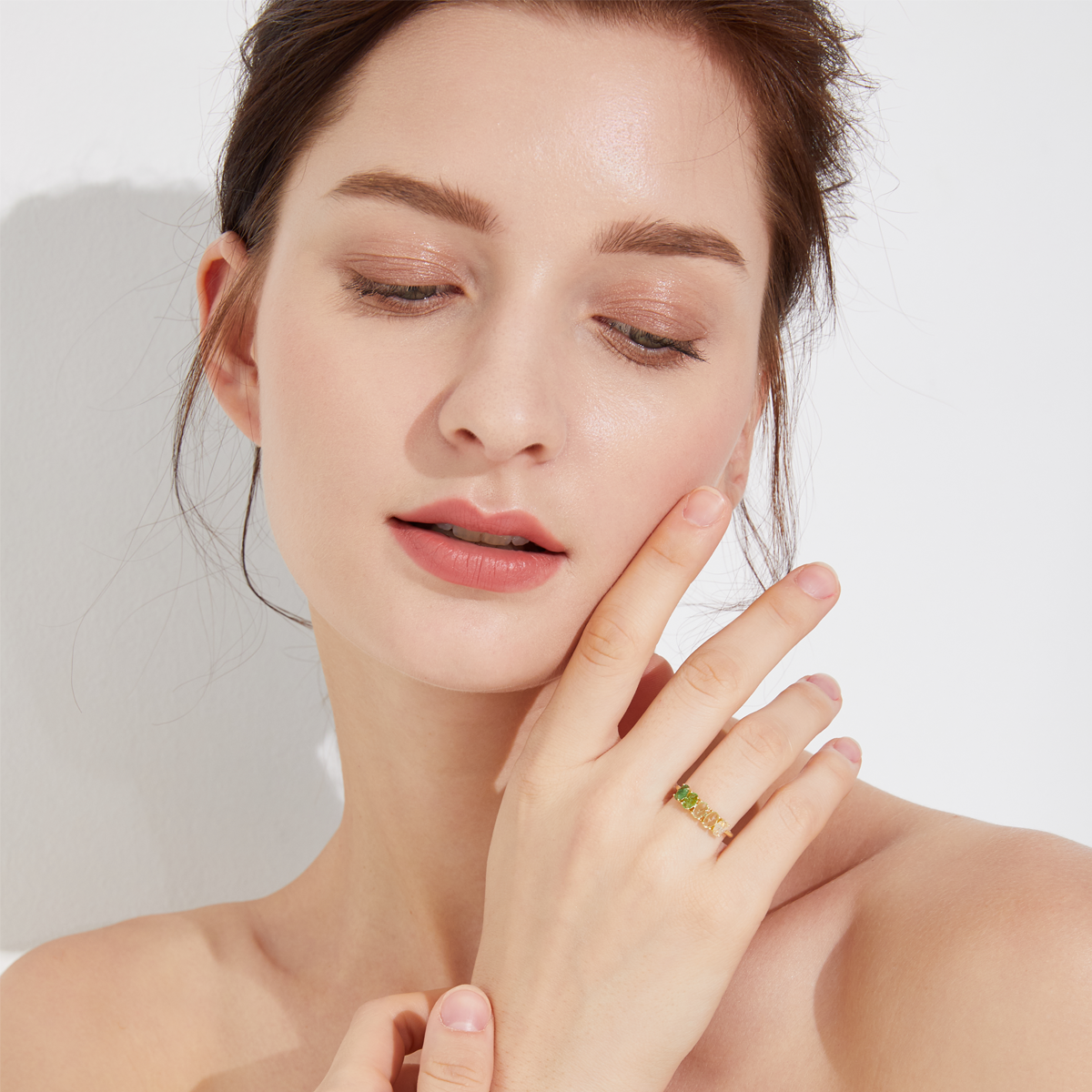 Wellbeing of the Spirit - August Birthstone Ring (Peridot)