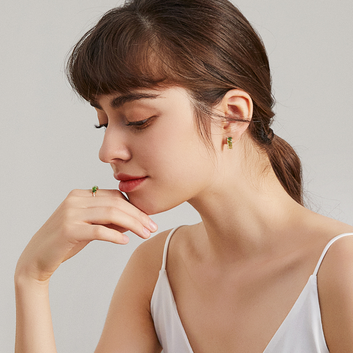 Wellbeing of the Spirit - August Birthstone Earrings (Peridot)