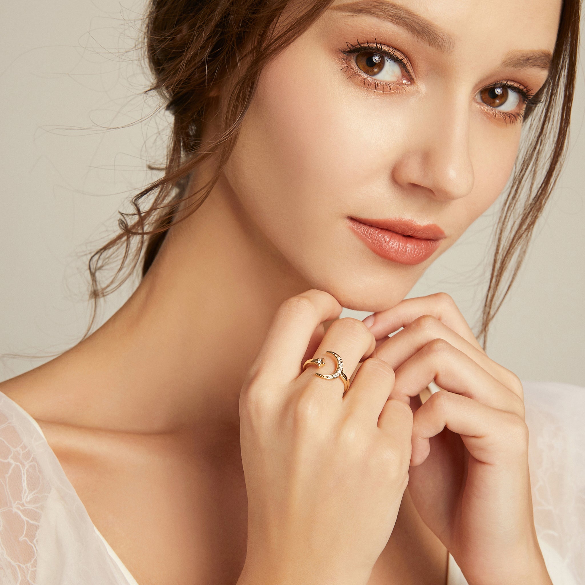 Wish Upon the Sparkling Sky Ring - Yellow Gold