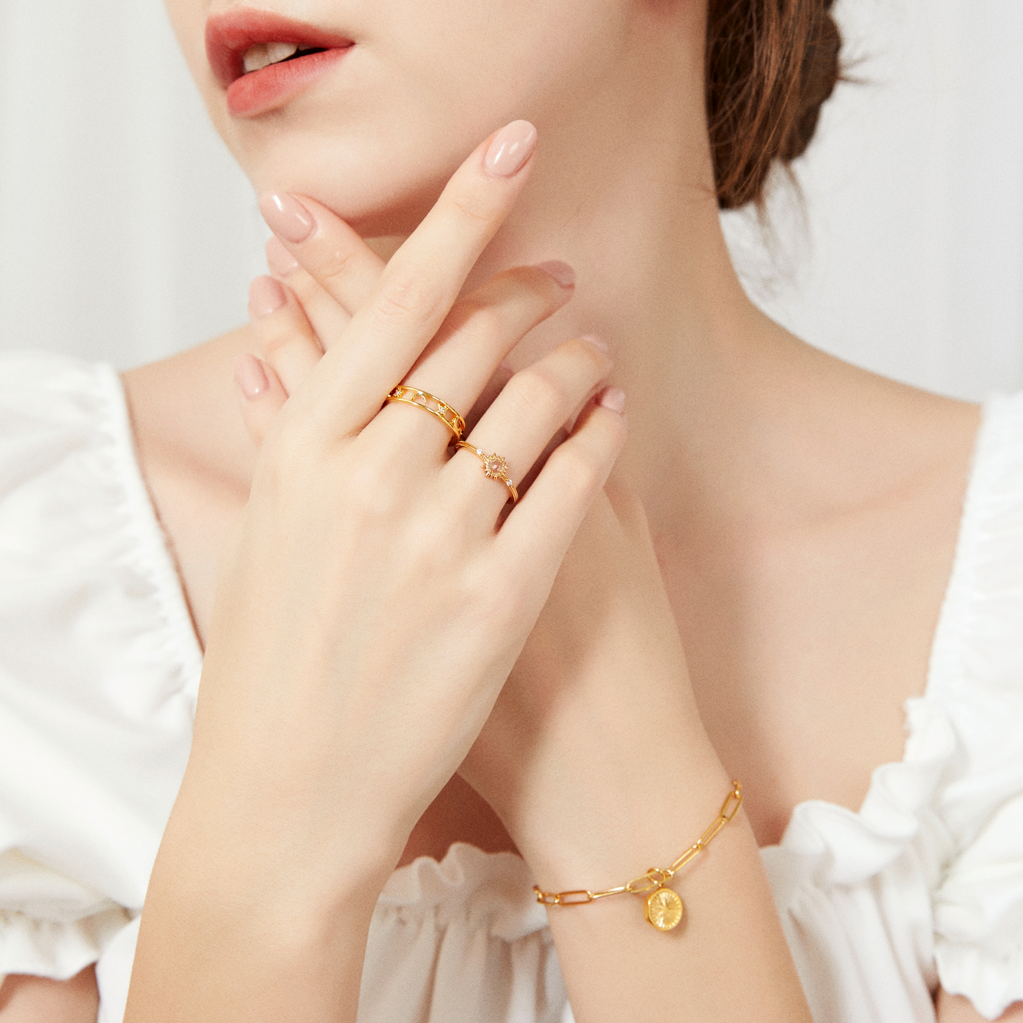 Orbital Eclipse Ring - Yellow Gold