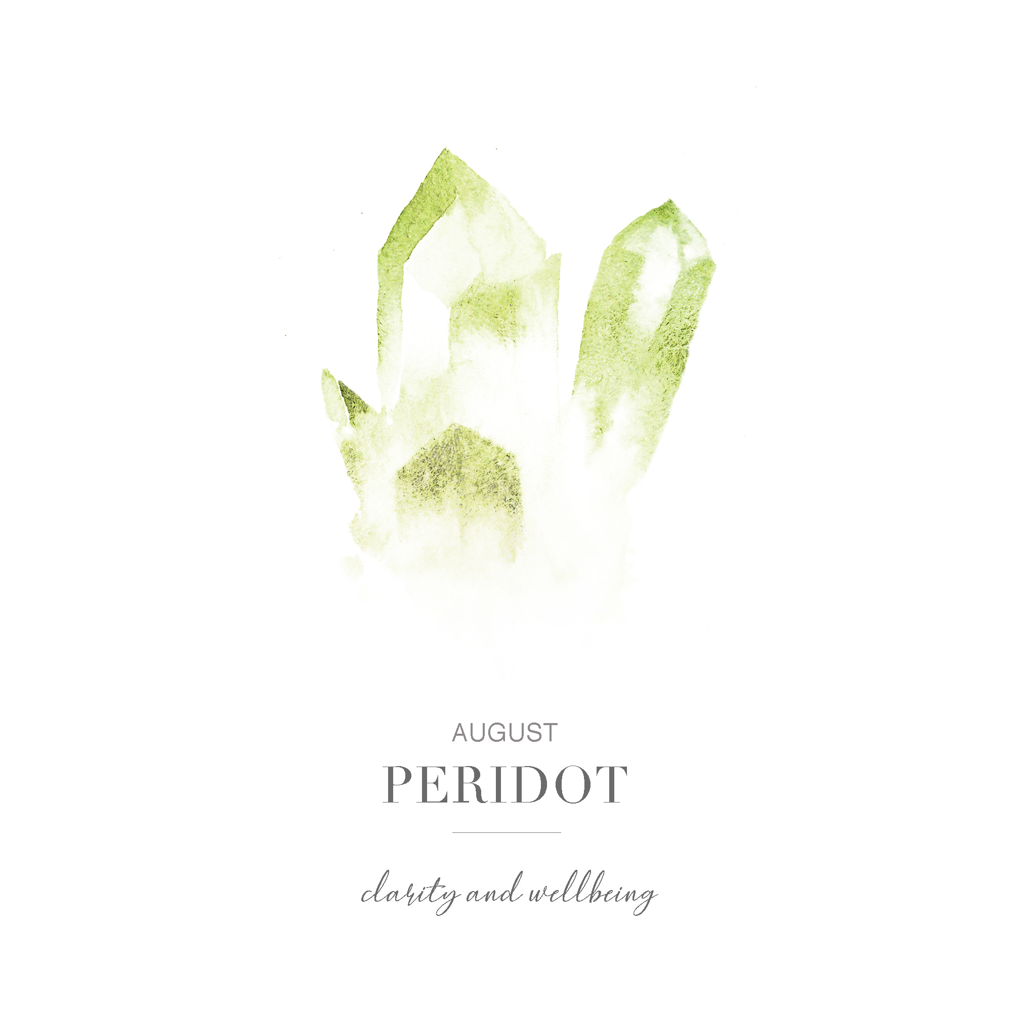 Wellbeing of the Spirit - August Birthstone Ring (Peridot)