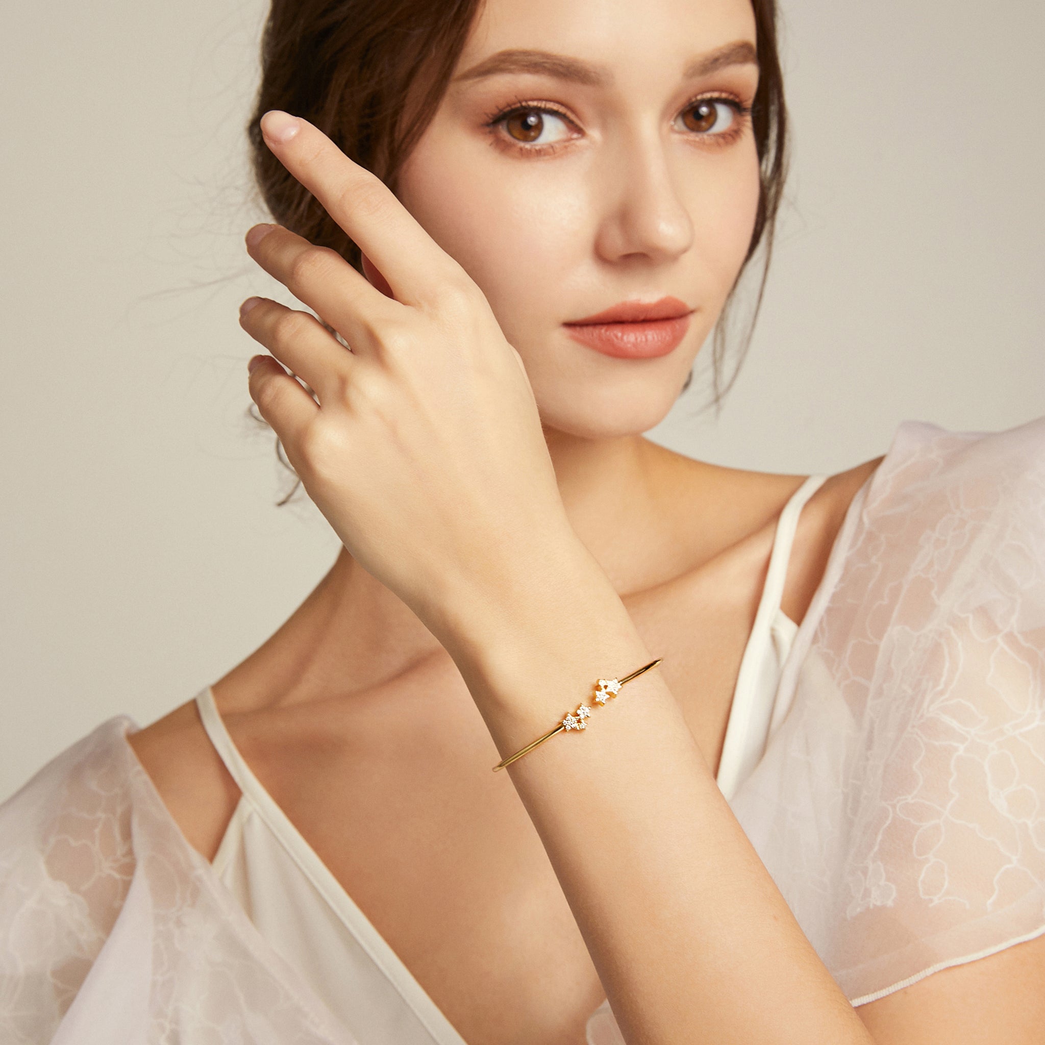 Petite Estelle Cuff - Yellow Gold