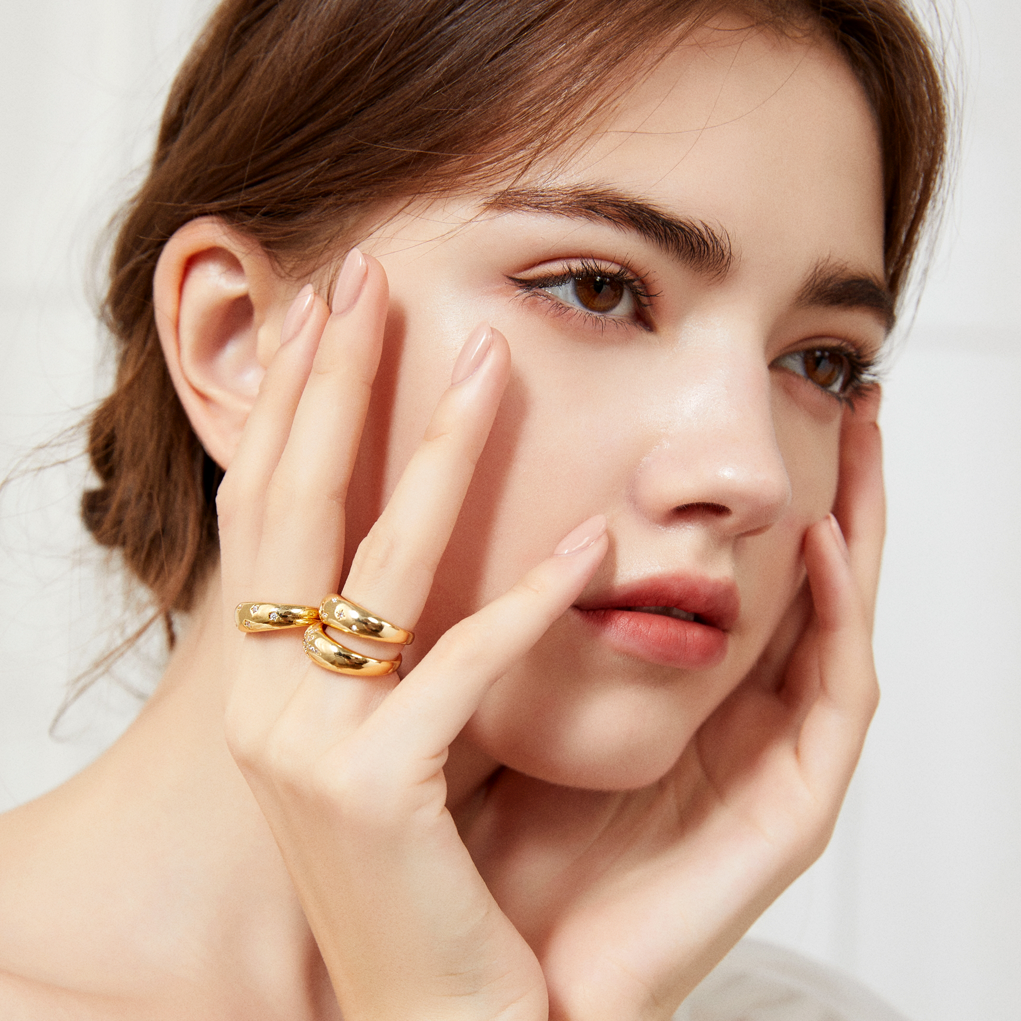 Radiance Starlit Dome Ring - Silver