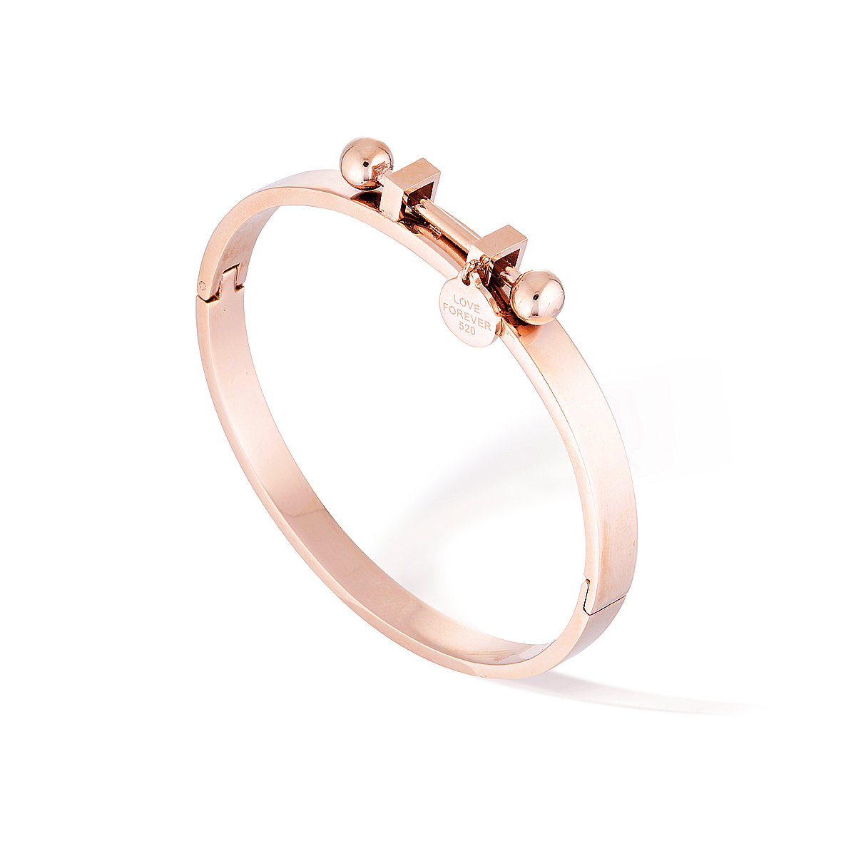 Raise the Bar Bangle - Rose Gold