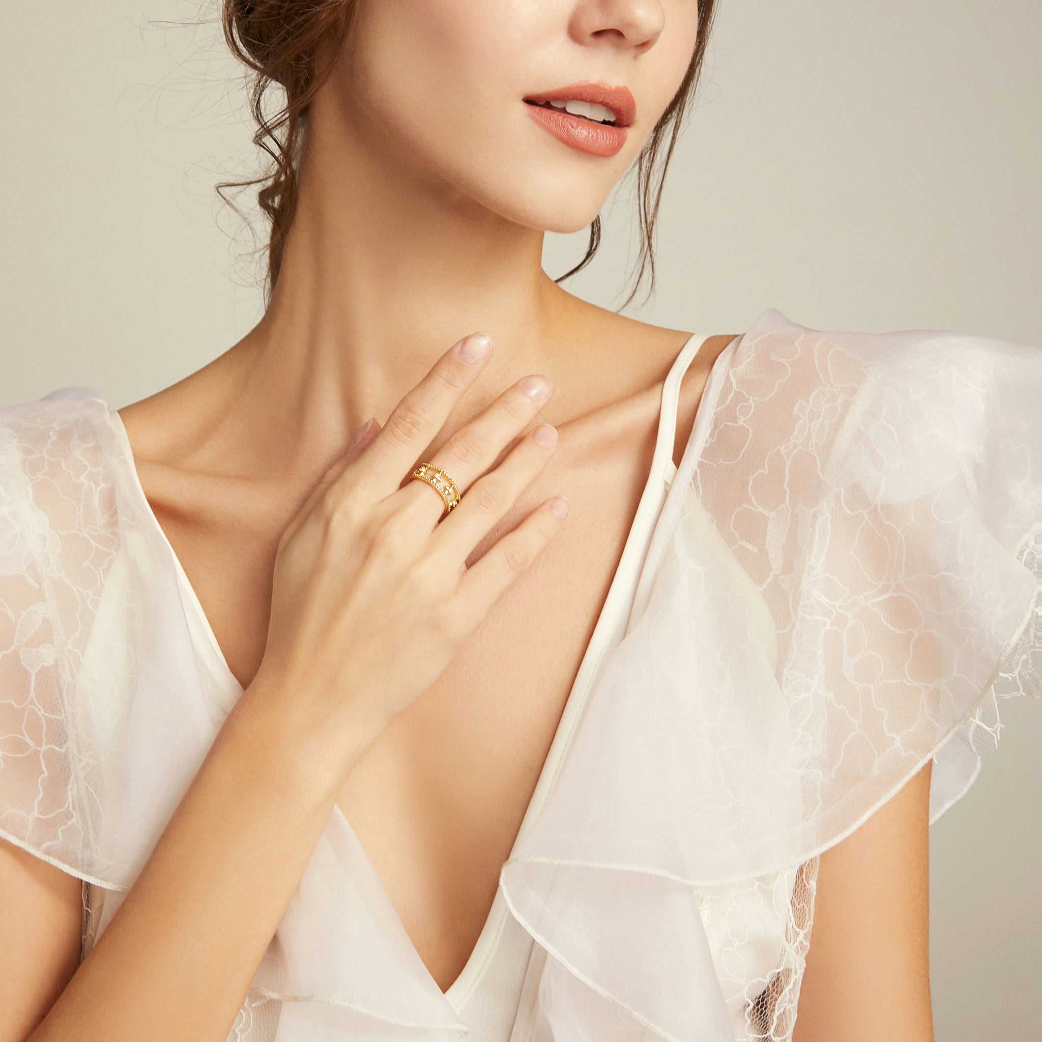 Star Crossed Ring - Yellow Gold