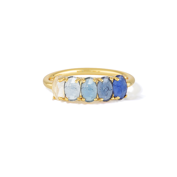 Awaken Intelligence September Birthstone Ring (Sapphire
