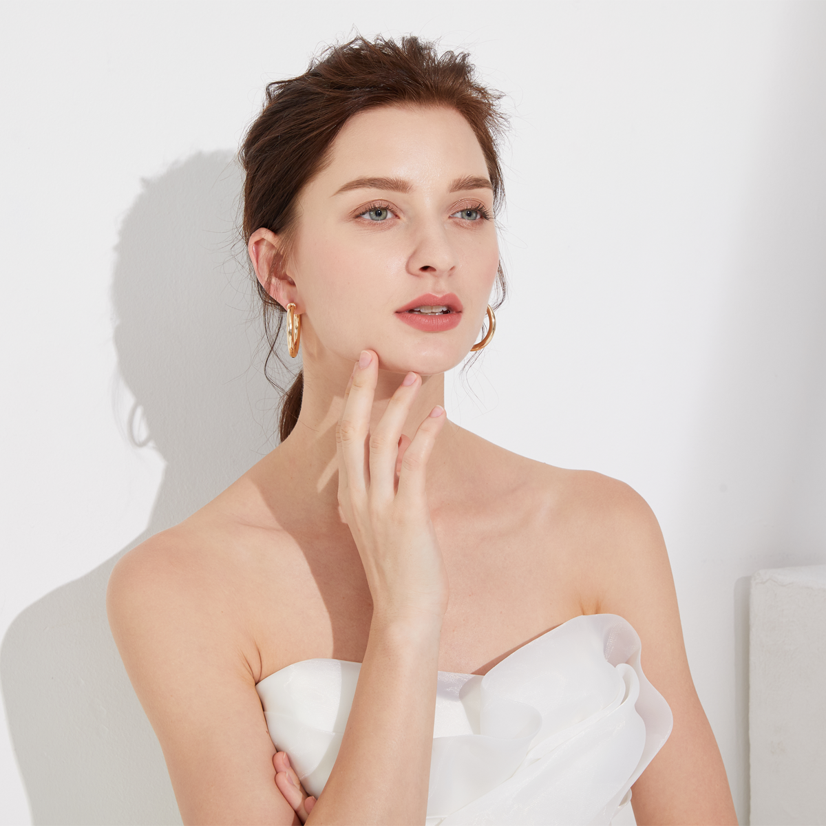 SoHo Chunky Hoops - Silver