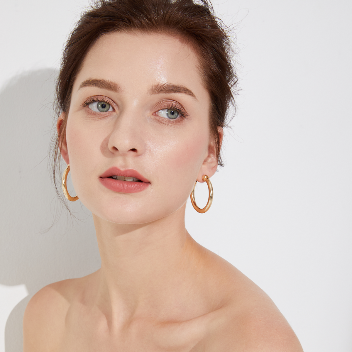 SoHo Chunky Hoops - Silver