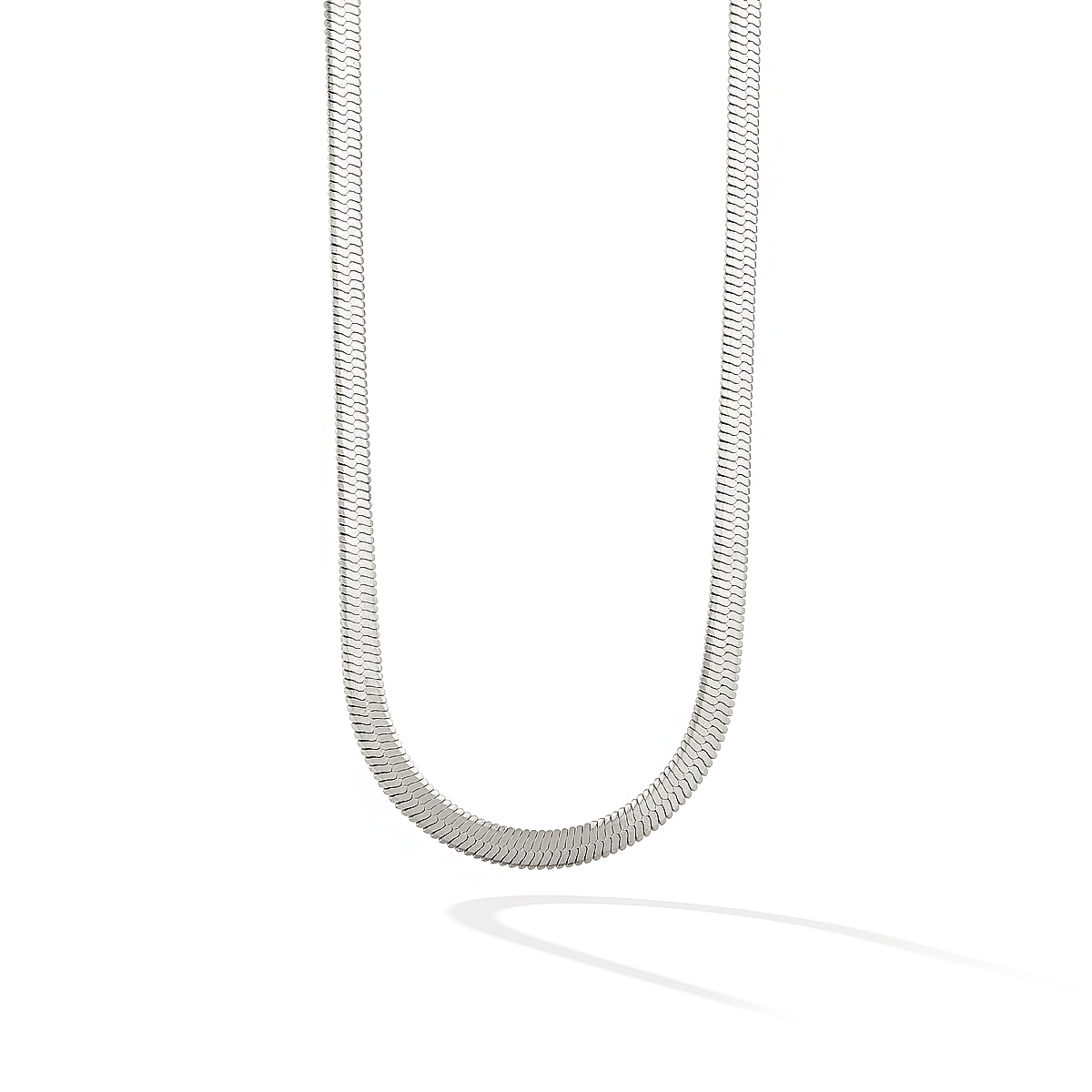 The 5th Avenue Snake Chain Choker - Silver