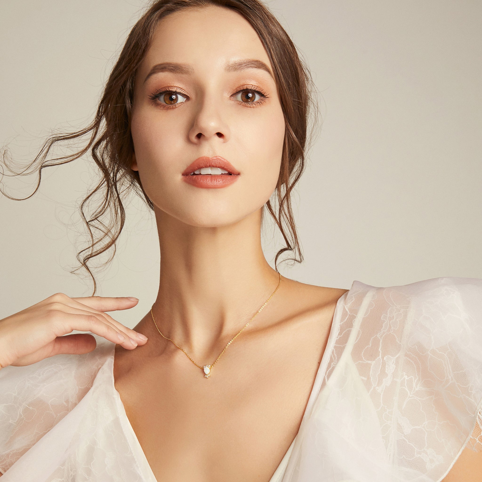 Teardrop of Aphrodite Necklace - Silver