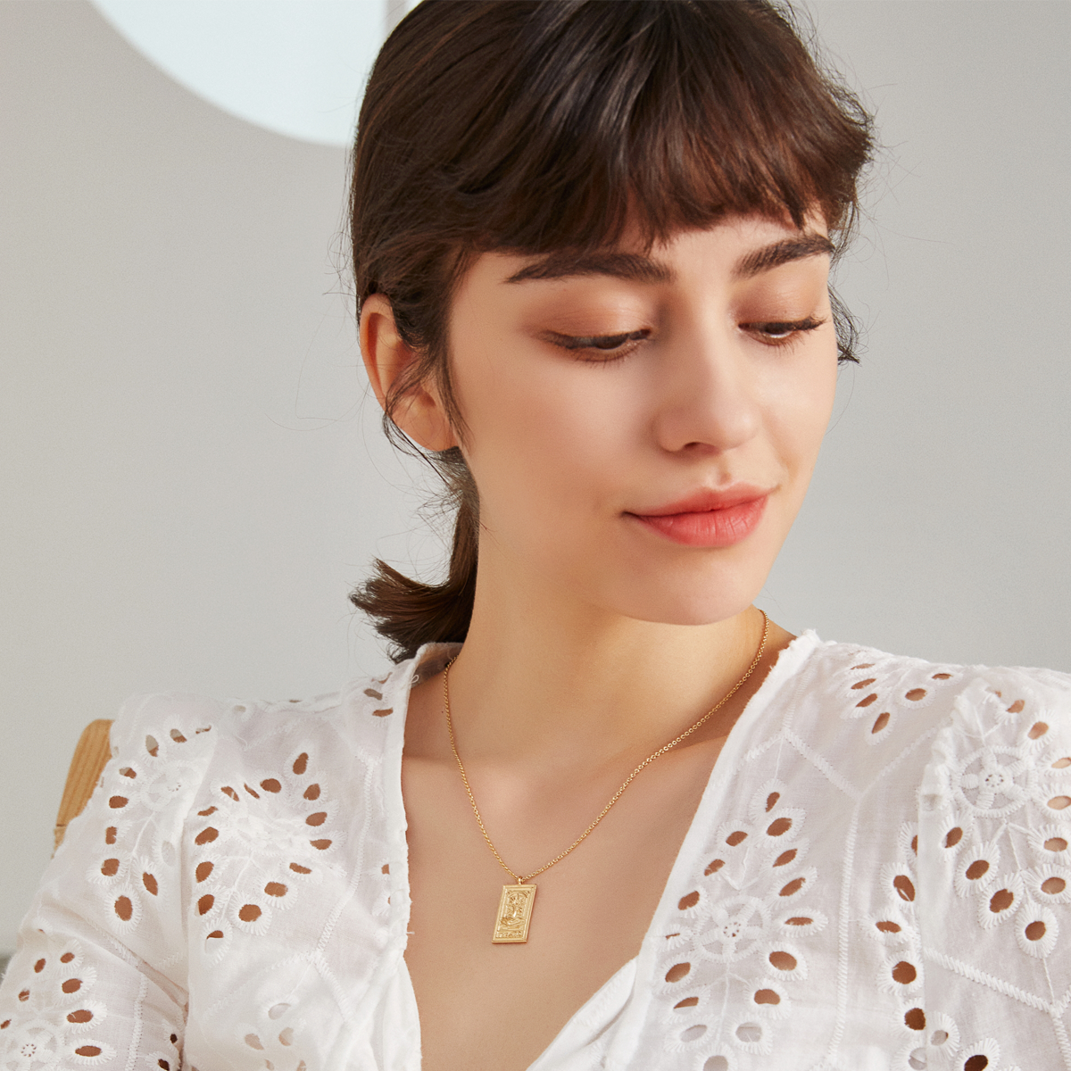 The Starry Sky Tarot Card Necklace