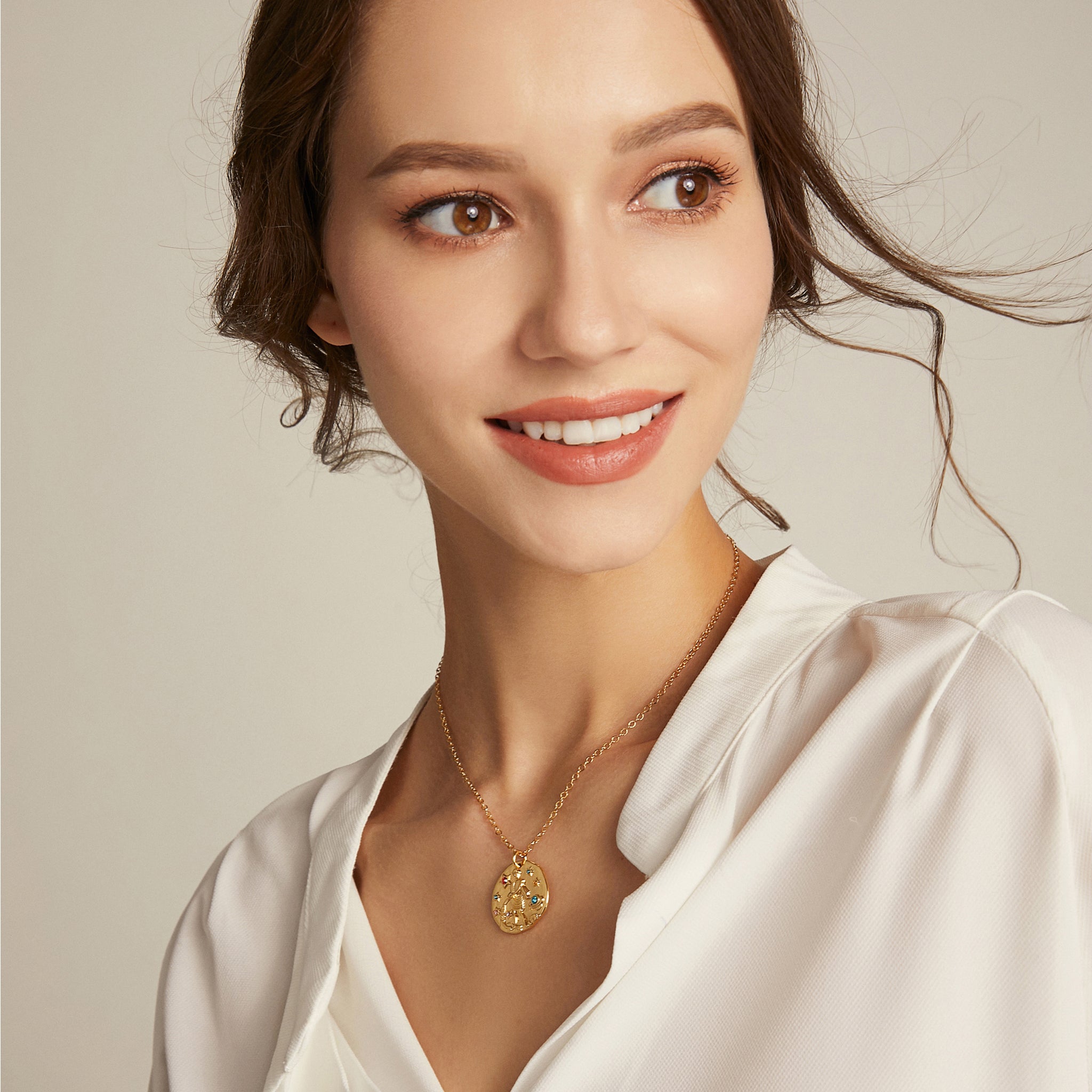 Zodiac Baroque Necklace - Sagittarius