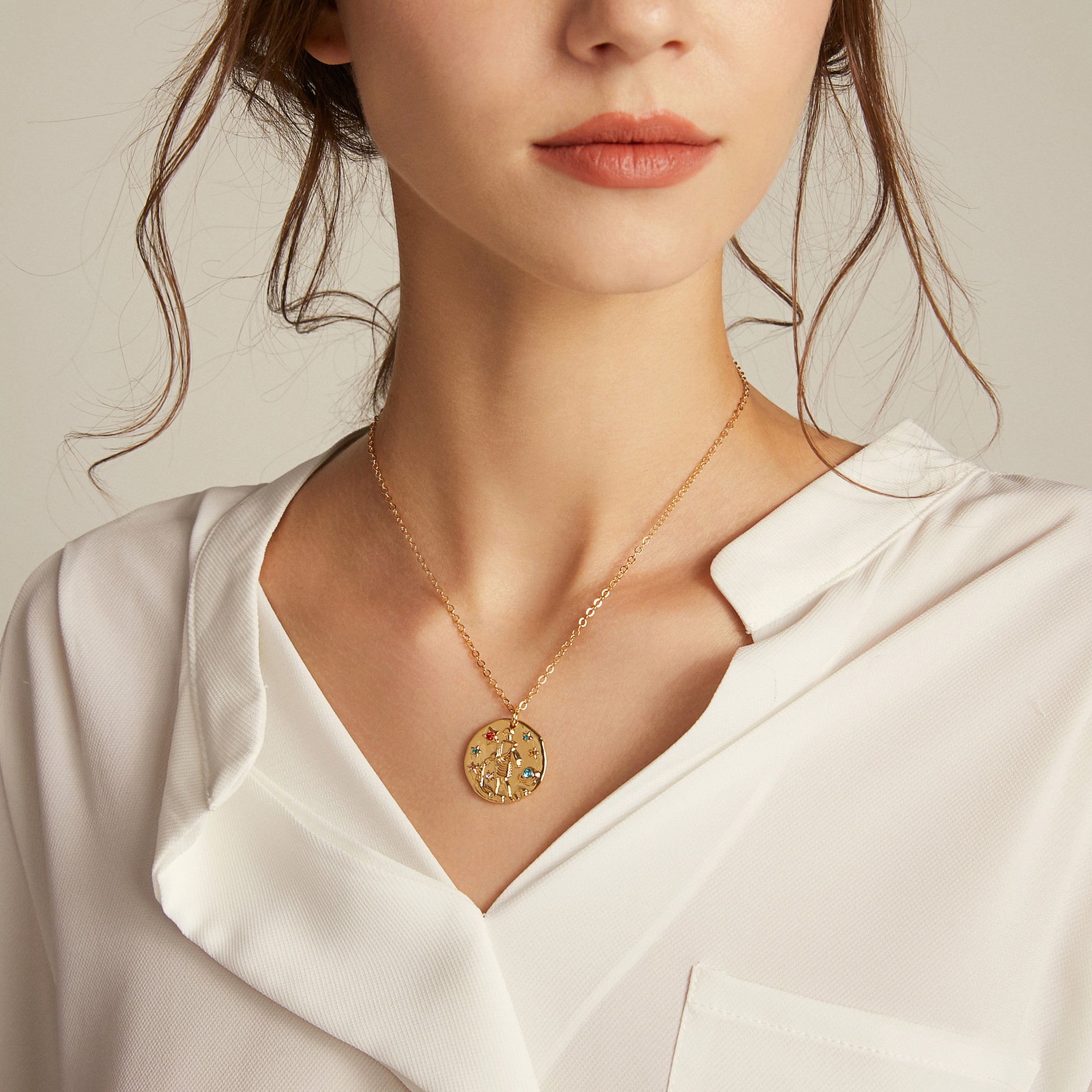 Zodiac Baroque Necklace - Scorpio