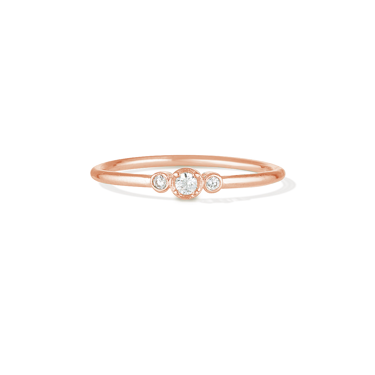 Love. Hope. Faith. Ring - Rose Gold