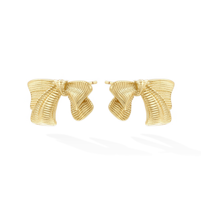 Soirée Élégance Earrings - Yellow Gold