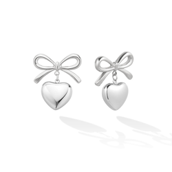 Charme Romantique Earrings - Silver