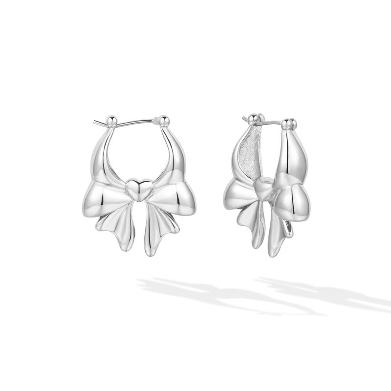 Grand Bal au Château Earrings - Silver