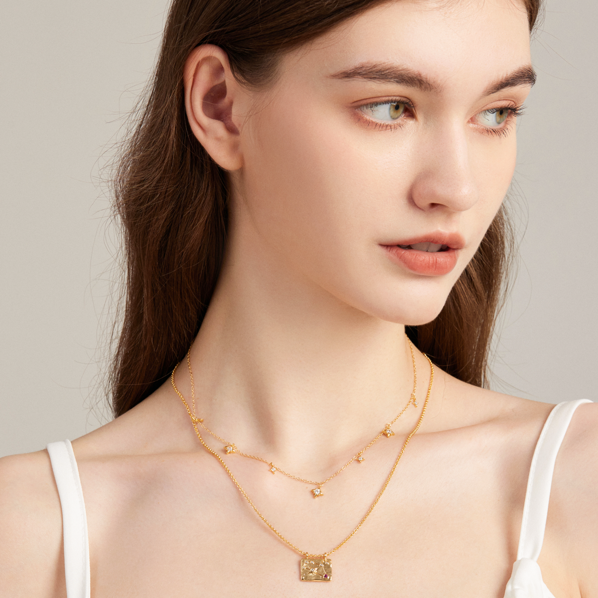 Esoteric Aquarius Stellar Cartography Necklace