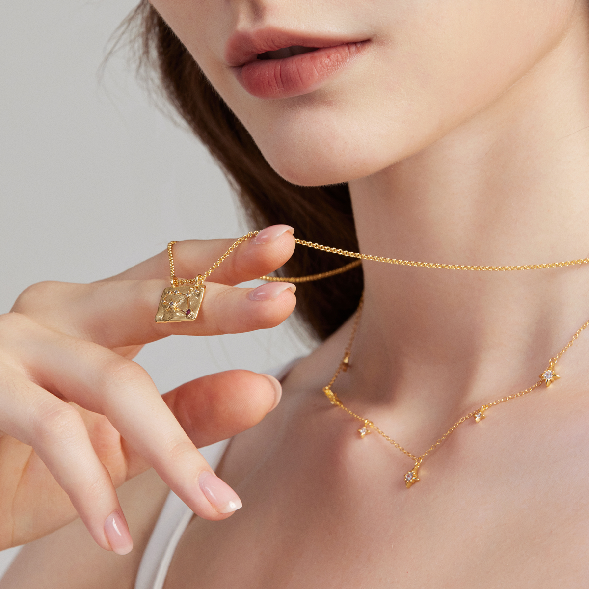 Mysterious Scorpio Stellar Cartography Necklace