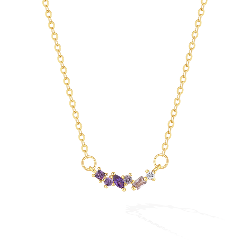 Intuition of Royalties - February Birthstone Necklace (Amethyst)