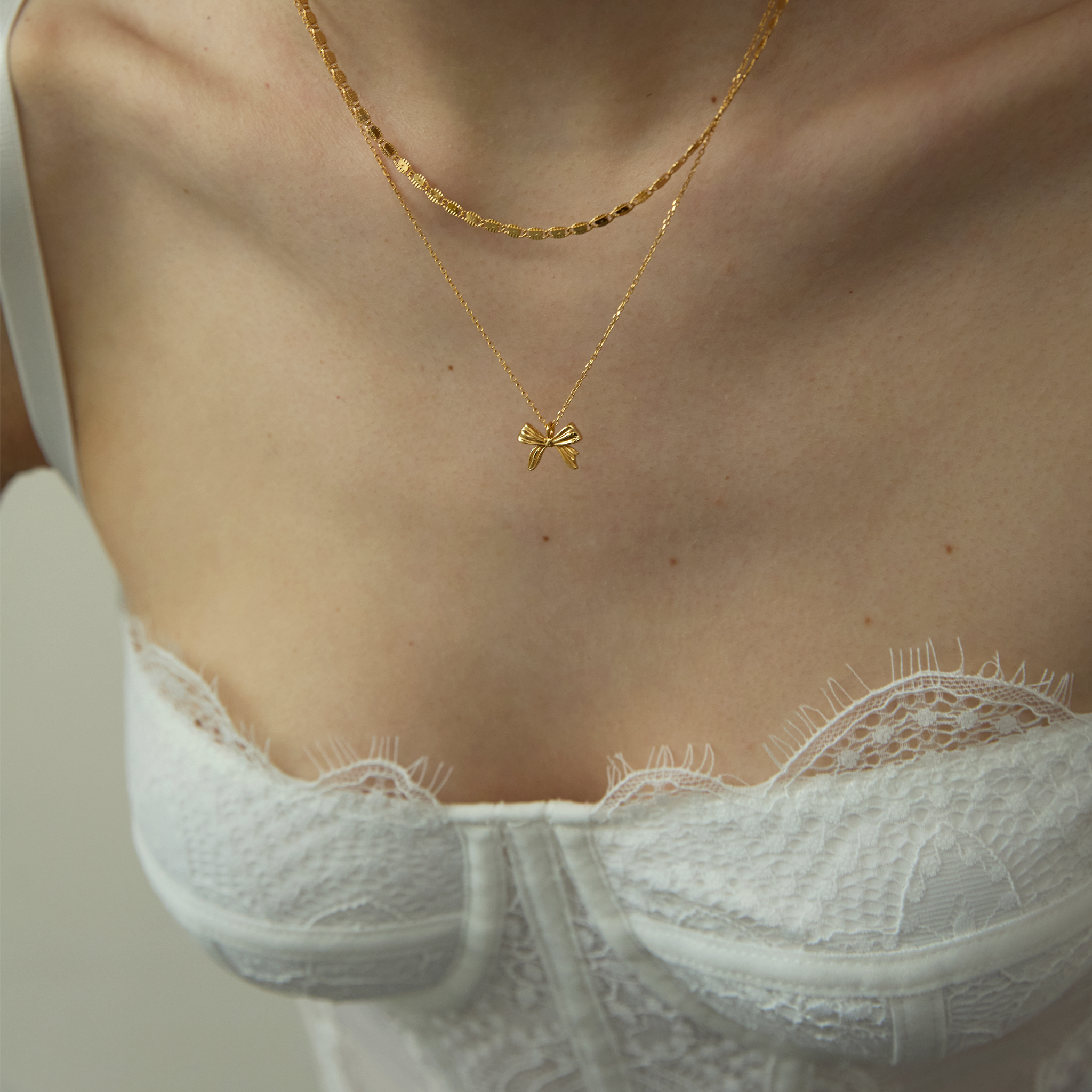 Petit Ruban Necklace - Silver