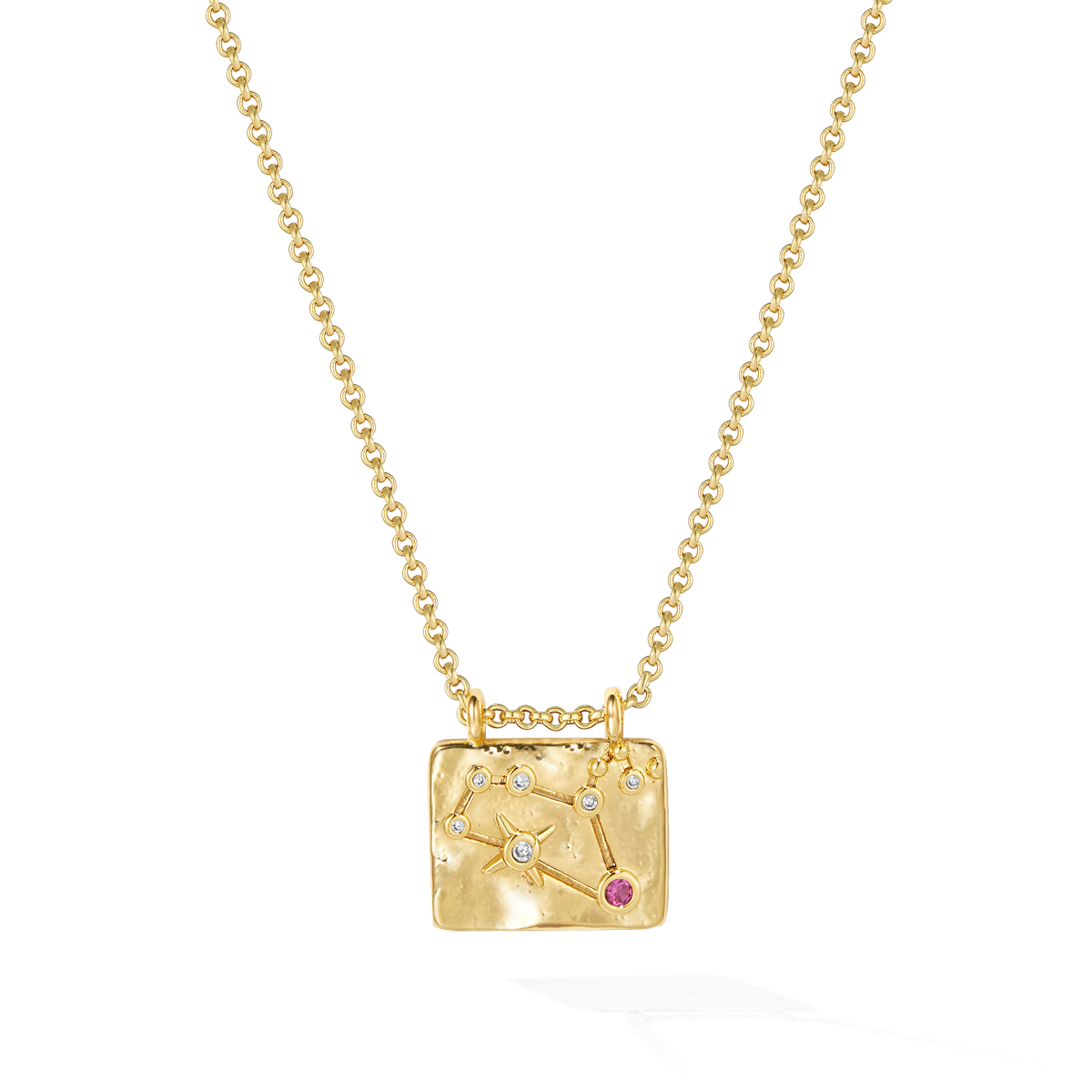 Radiant Leo Stellar Cartography Necklace