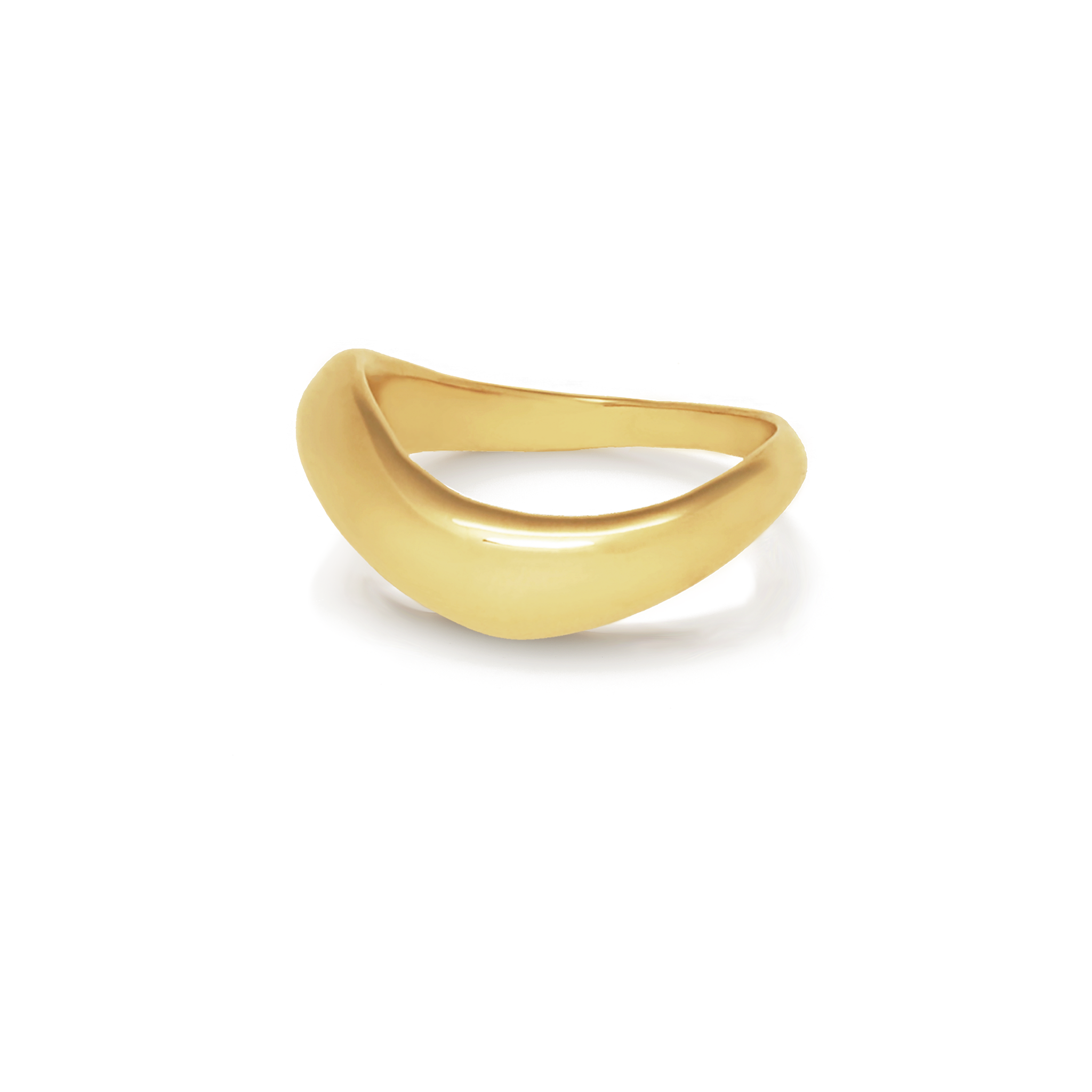 Seashore Tidal Ring - Yellow Gold